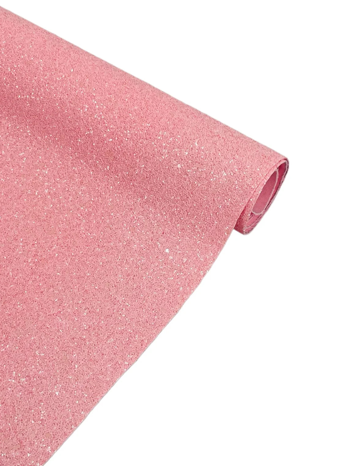 Chunky Glitter Vinyl Fabric - Pink - High Quality 54" Chunky Glitter Fabric Sold By Yard