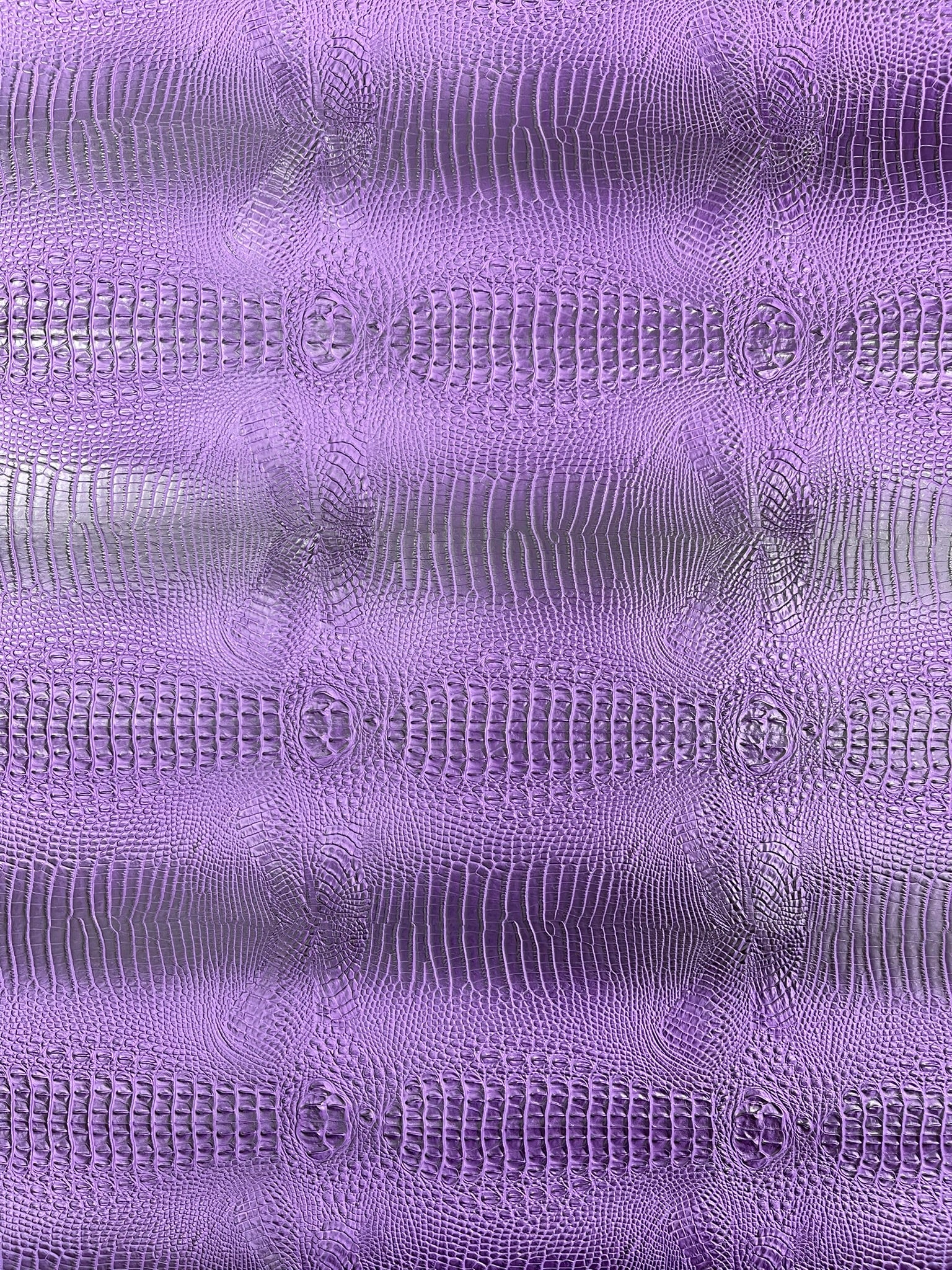 Florida Gator 3D Embossed Vinyl Fabric / 2 Tone Crocodile Vinyl Leather 54" Wide
