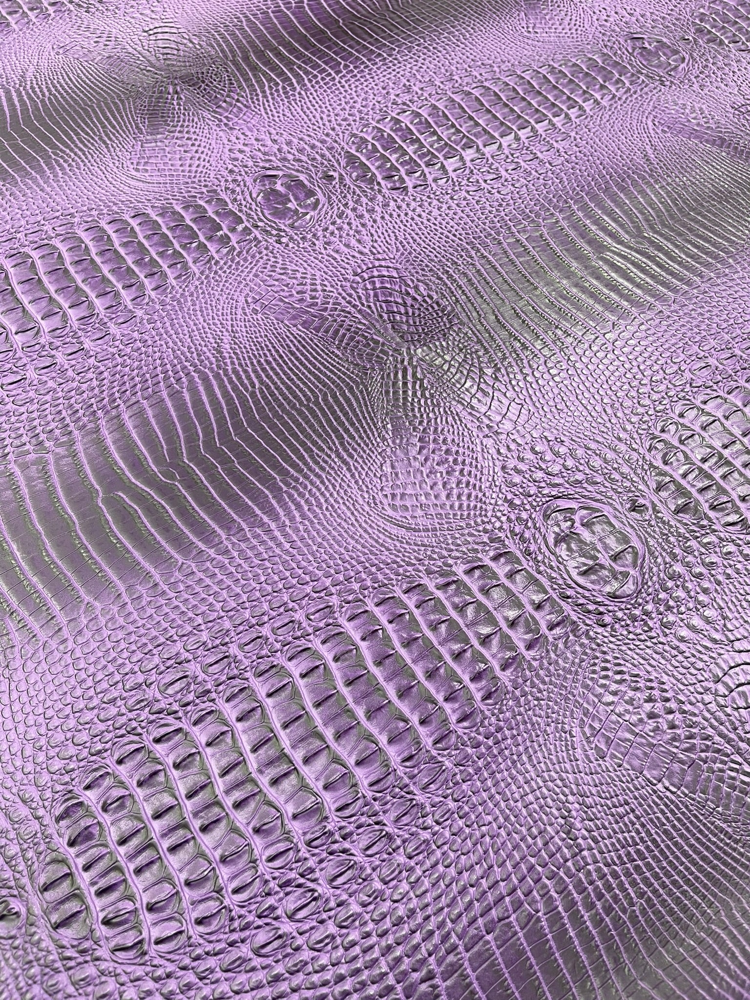 Florida Gator 3D Embossed Vinyl Fabric / 2 Tone Crocodile Vinyl Leather 54" Wide