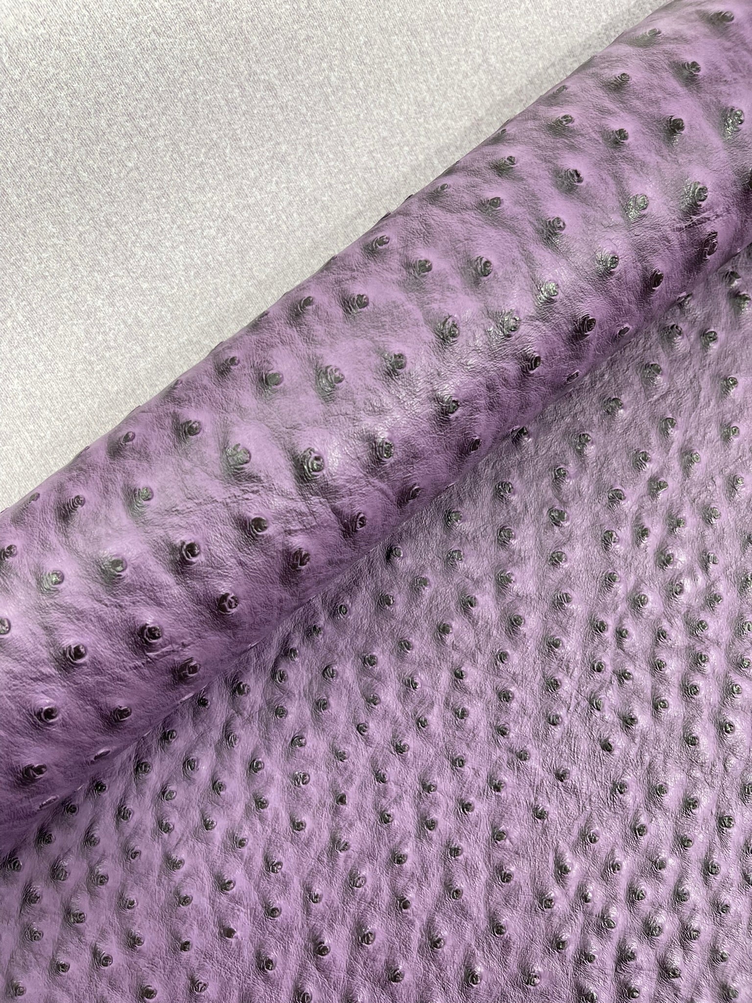 Classic Ostrich Upholstery Vinyl Fabric / Faux Leather Accessories Crafting Apparel Upholstery Vinyl Fabric 54" Wide.