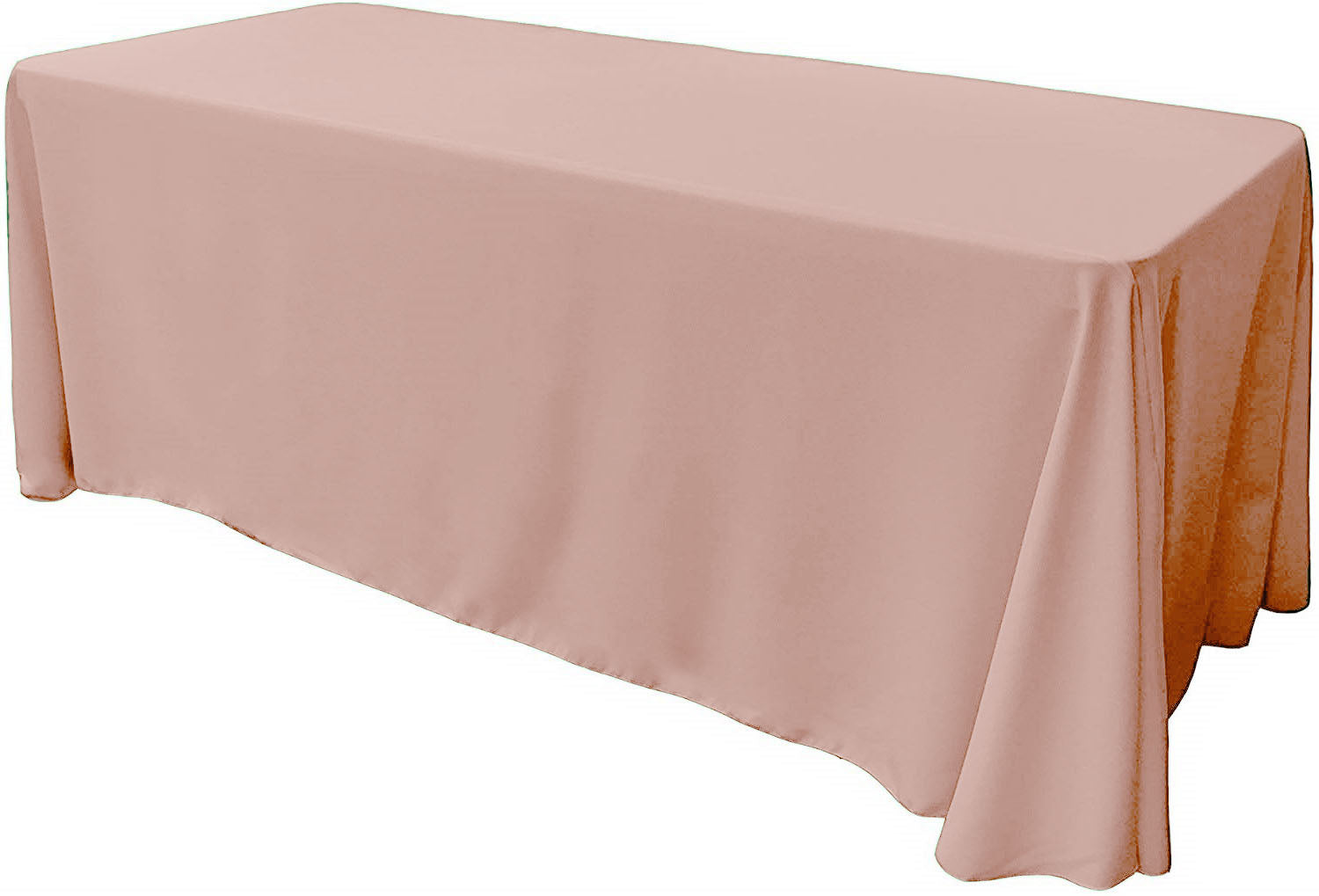 90" X 132" Rectangular Tablecloth Polyester Poplin / Party Supply / Choose Size Below.