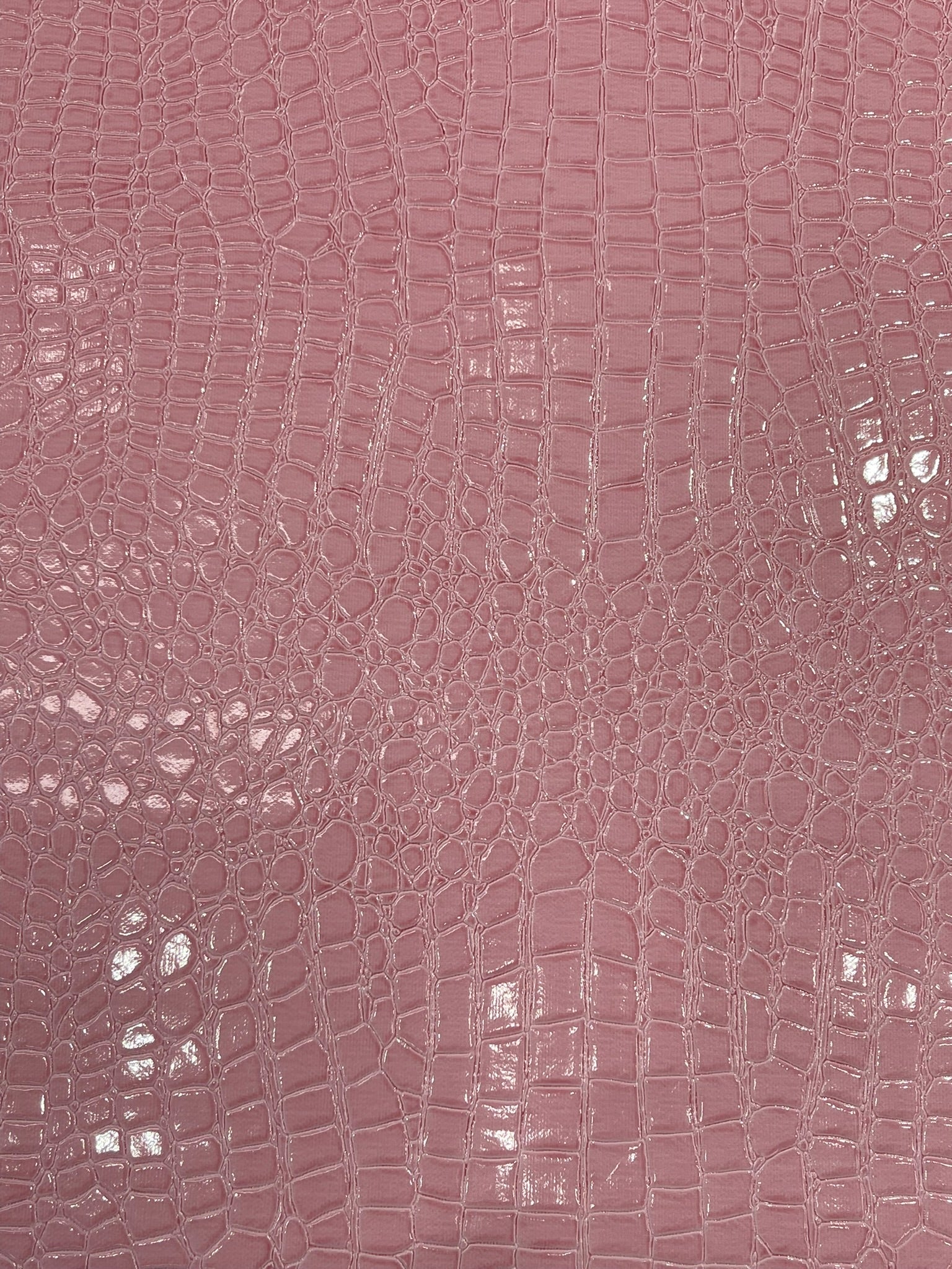 Shiny Alligator 3D Embossed Vinyl Fabric, 54" Wide Upholstery Crafting Accessories Applications