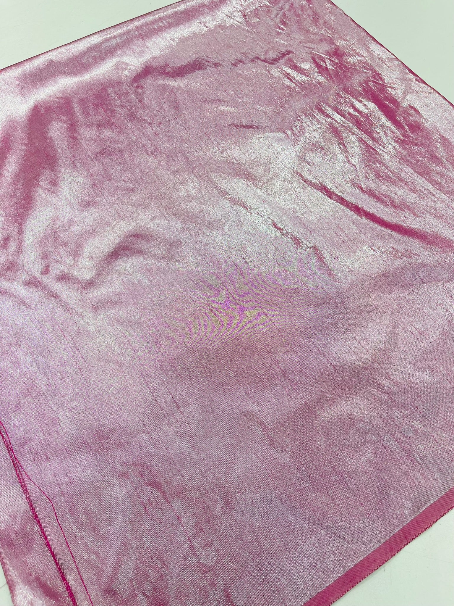 Metallic Polyester Dupioni Faux Silk Fabric | 55" Wide Wedding, Home Decor.