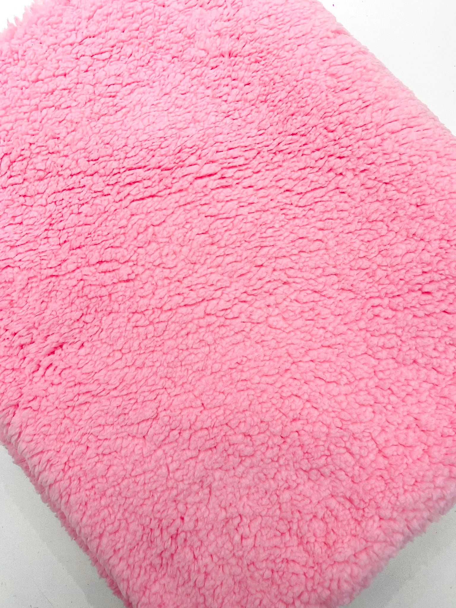 Cuddle Minky Sherpa Fleece, lamb Wool Design Fabric. Sold By the Yard.