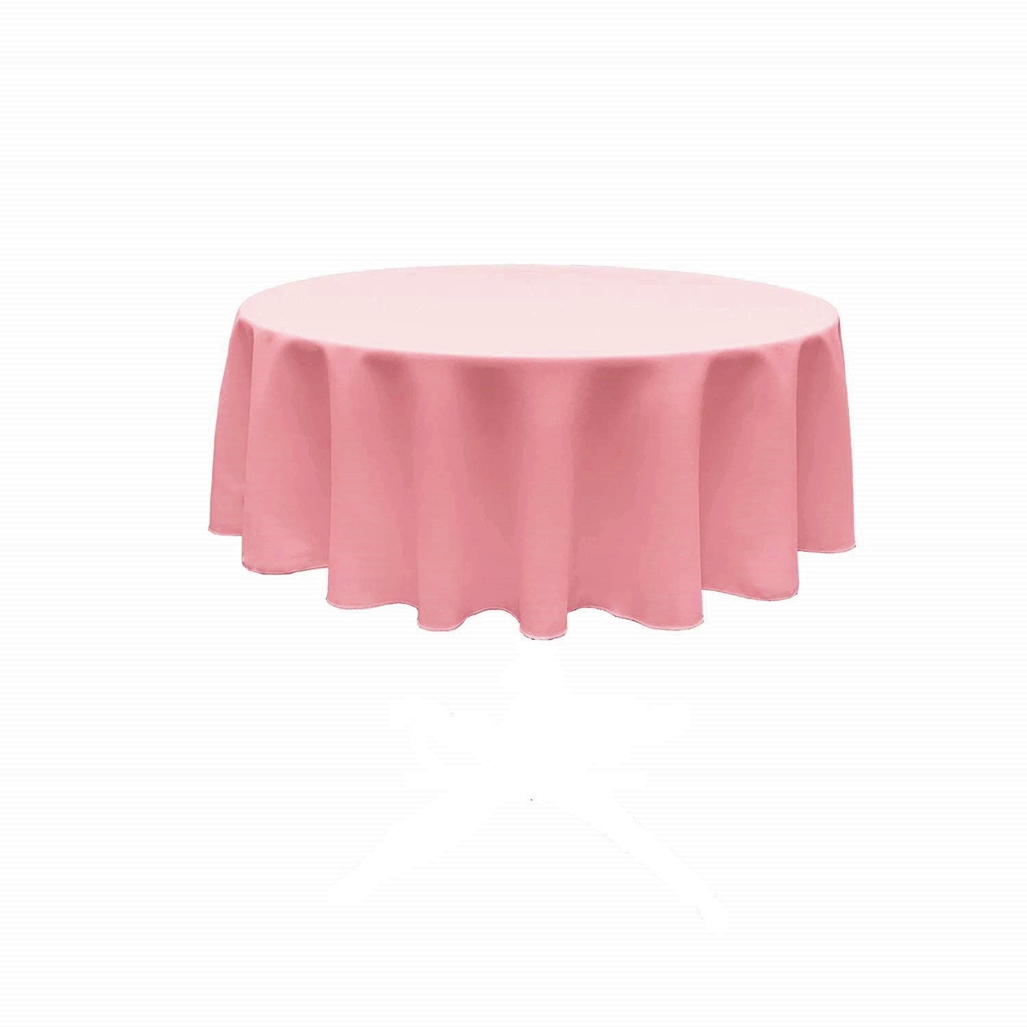 84" Round Seamless Tablecloth Polyester Poplin / Party Supply / Choose Size Below