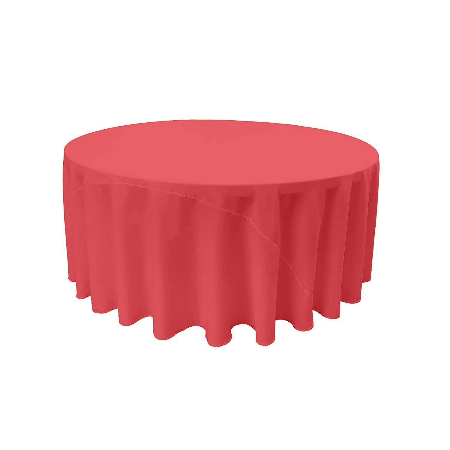 120" Round Tablecloth With Seams Polyester Poplin / Party Supply / Choose Size Below.