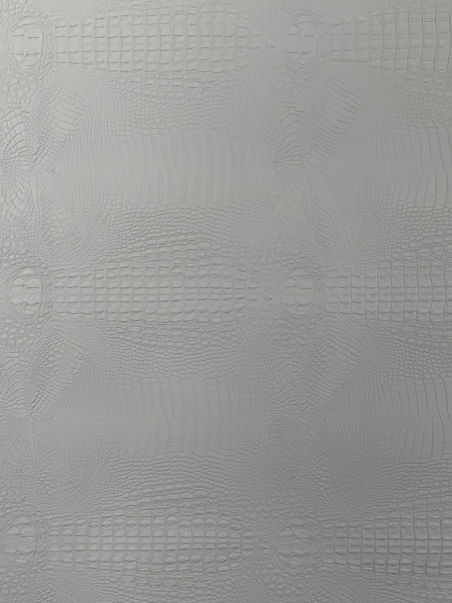Florida Gator 3D Embossed Vinyl Fabric / 2 Tone Crocodile Vinyl Leather 54" Wide