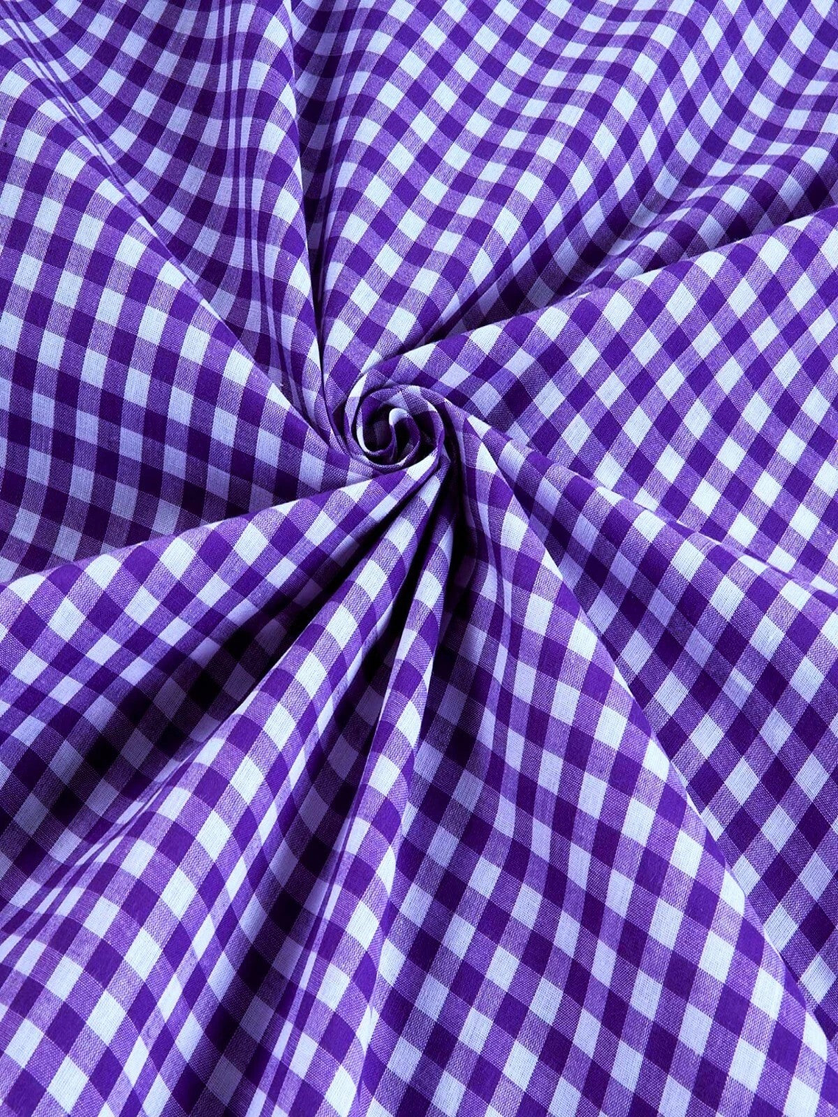 Gingham 1/4" Checkered Poly Cotton 58" Wide | VIP textiles Inc.