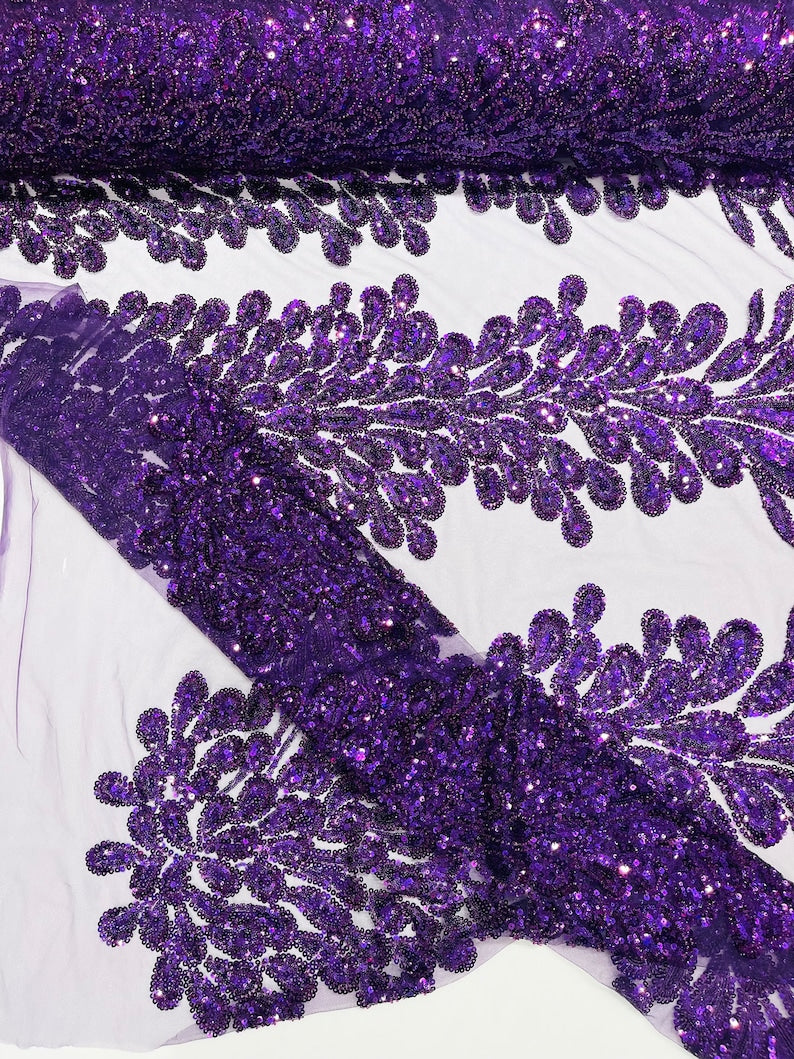 BEADED VEGAS LUXURY LACE (by the panel)