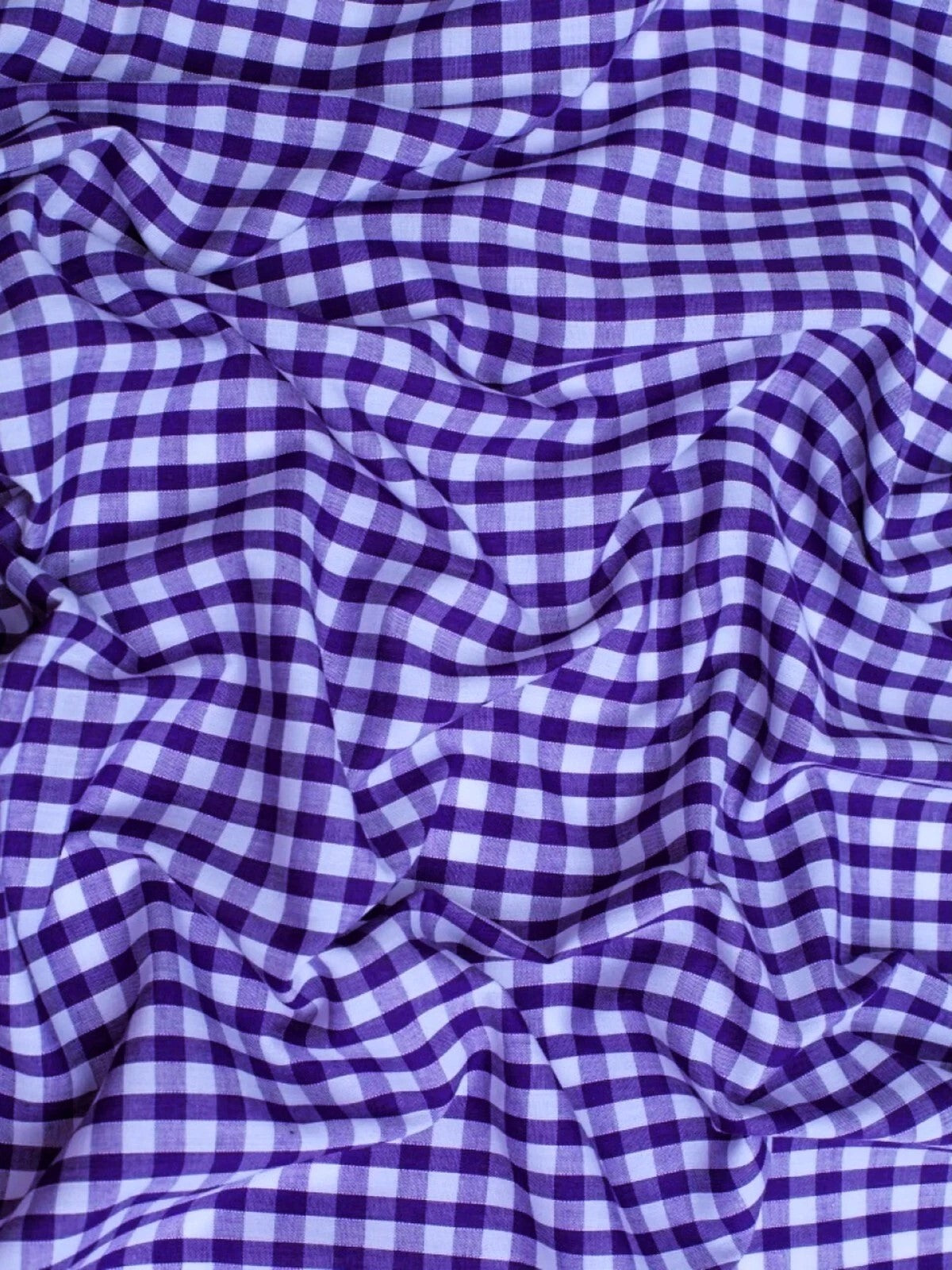 Gingham 1/4" Checkered Poly Cotton 58" Wide | VIP textiles Inc.