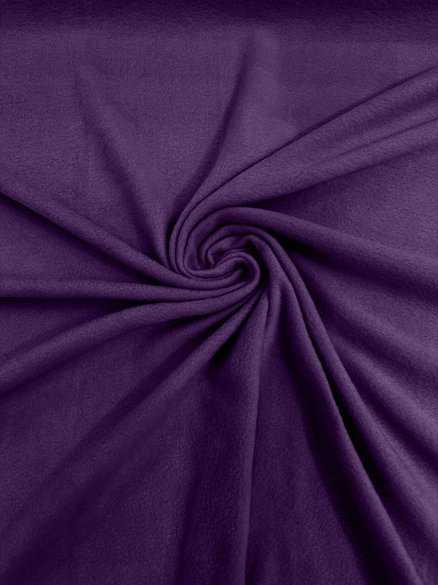 Purple Solid Polar Fleece Fabric Anti-Pill 58" Wide Sold by The Yard