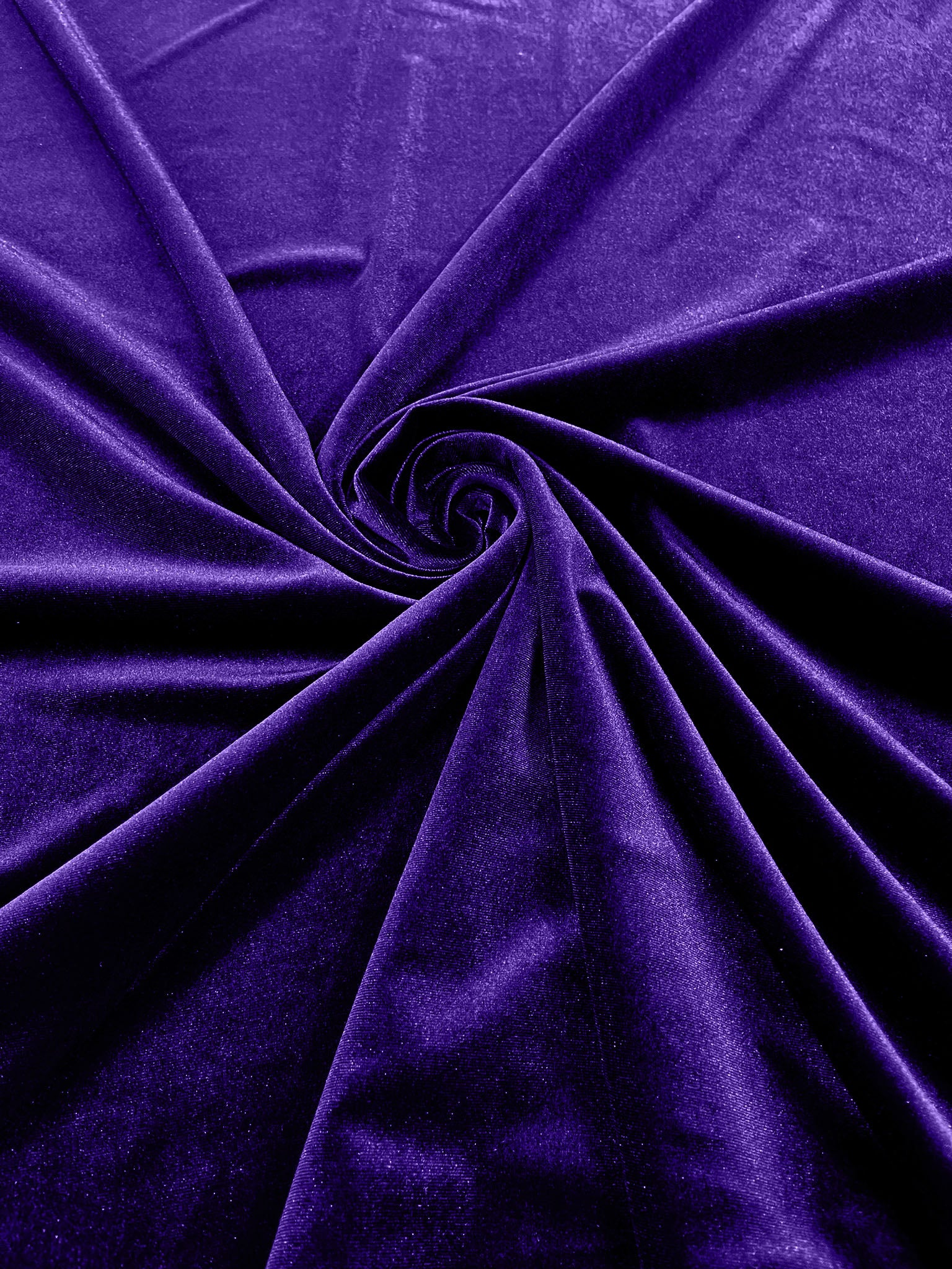 Purple Stretch Velvet Polyester Spandex 60" Wide | Plush Velvet For Christmas, Apparel, Cosplay, Curtains, Decoration, Costume