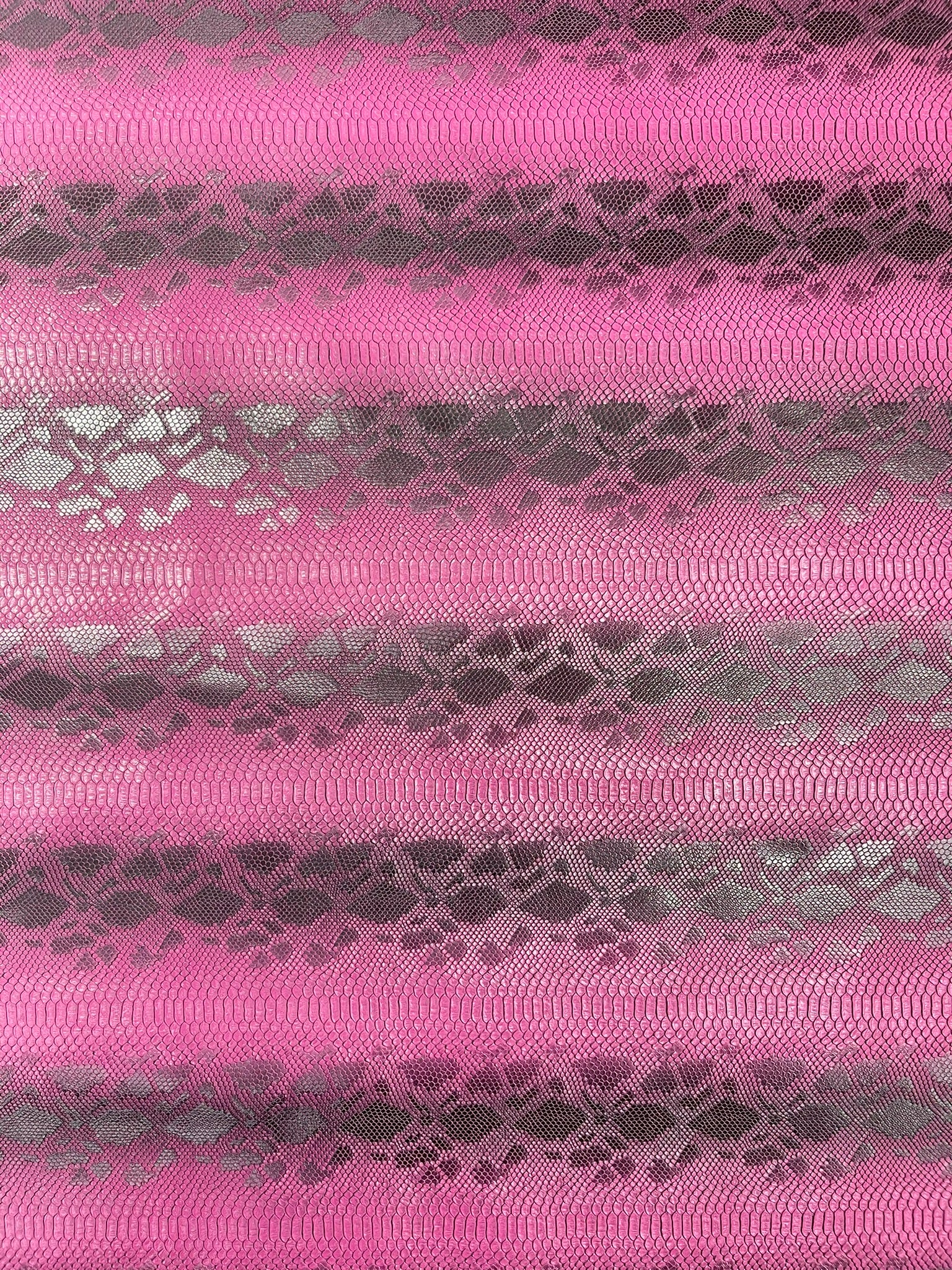 Viper Snake Skin Texture Faux Leather Fabric| 54" Wide| Upholstery| Bags.