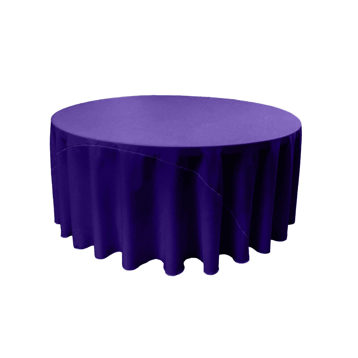 84" Round Tablecloth With Seams Polyester Poplin / Party Supply / Choose Size Below.