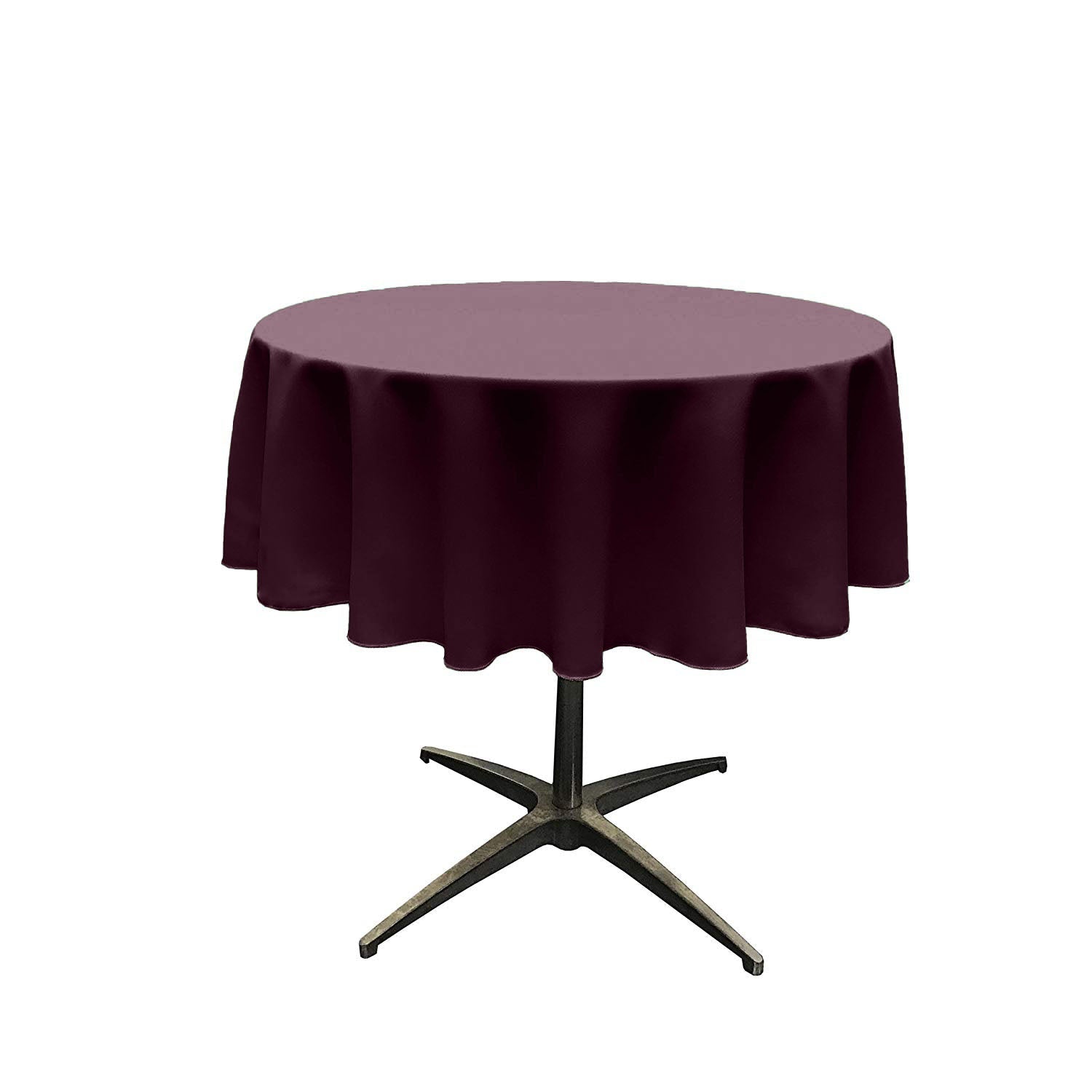 48" Round Polyester Poplin Tablecloth - Choose Size Below.