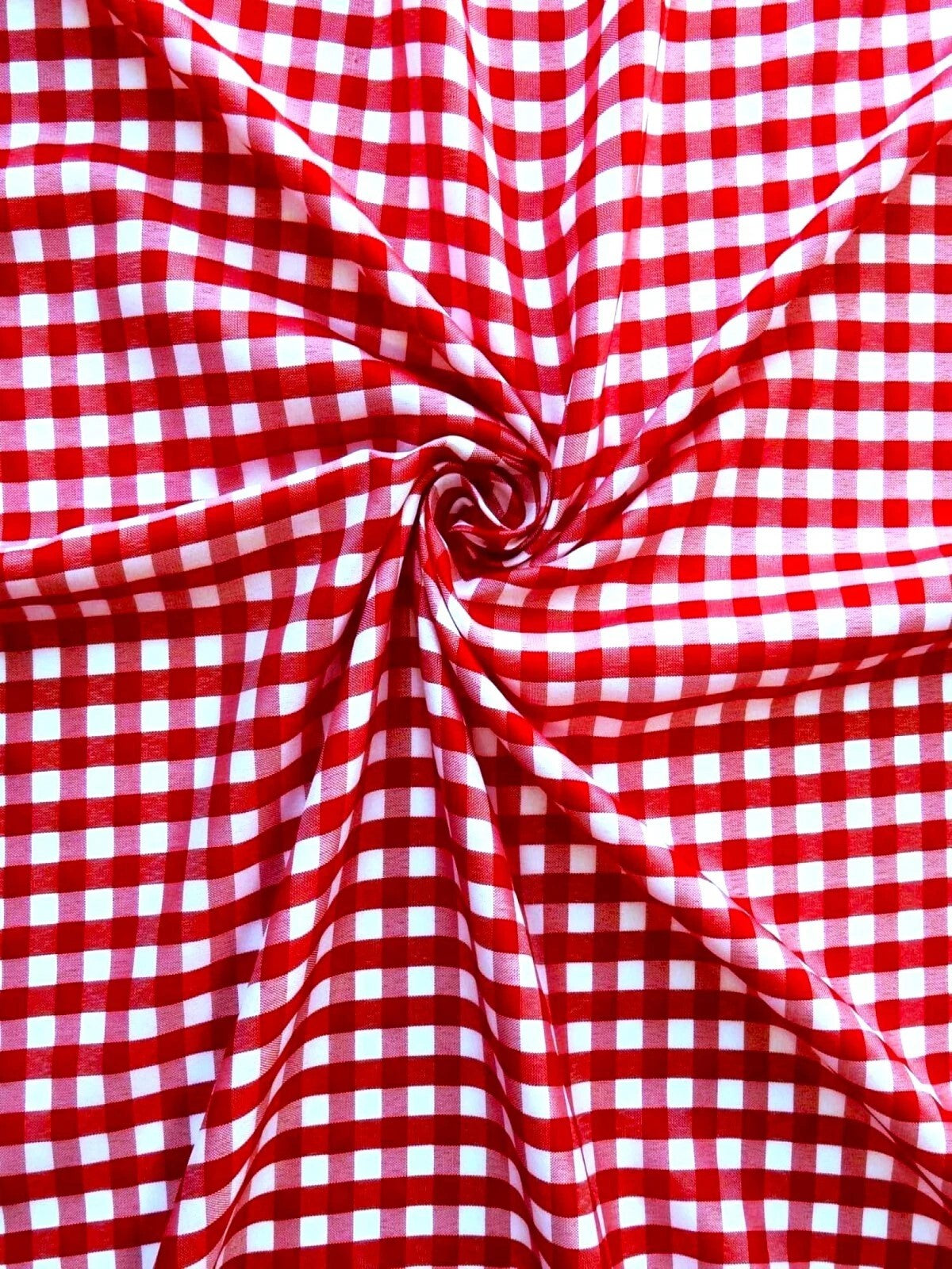 Gingham 1/4" Checkered Poly Cotton 58" Wide | VIP textiles Inc.