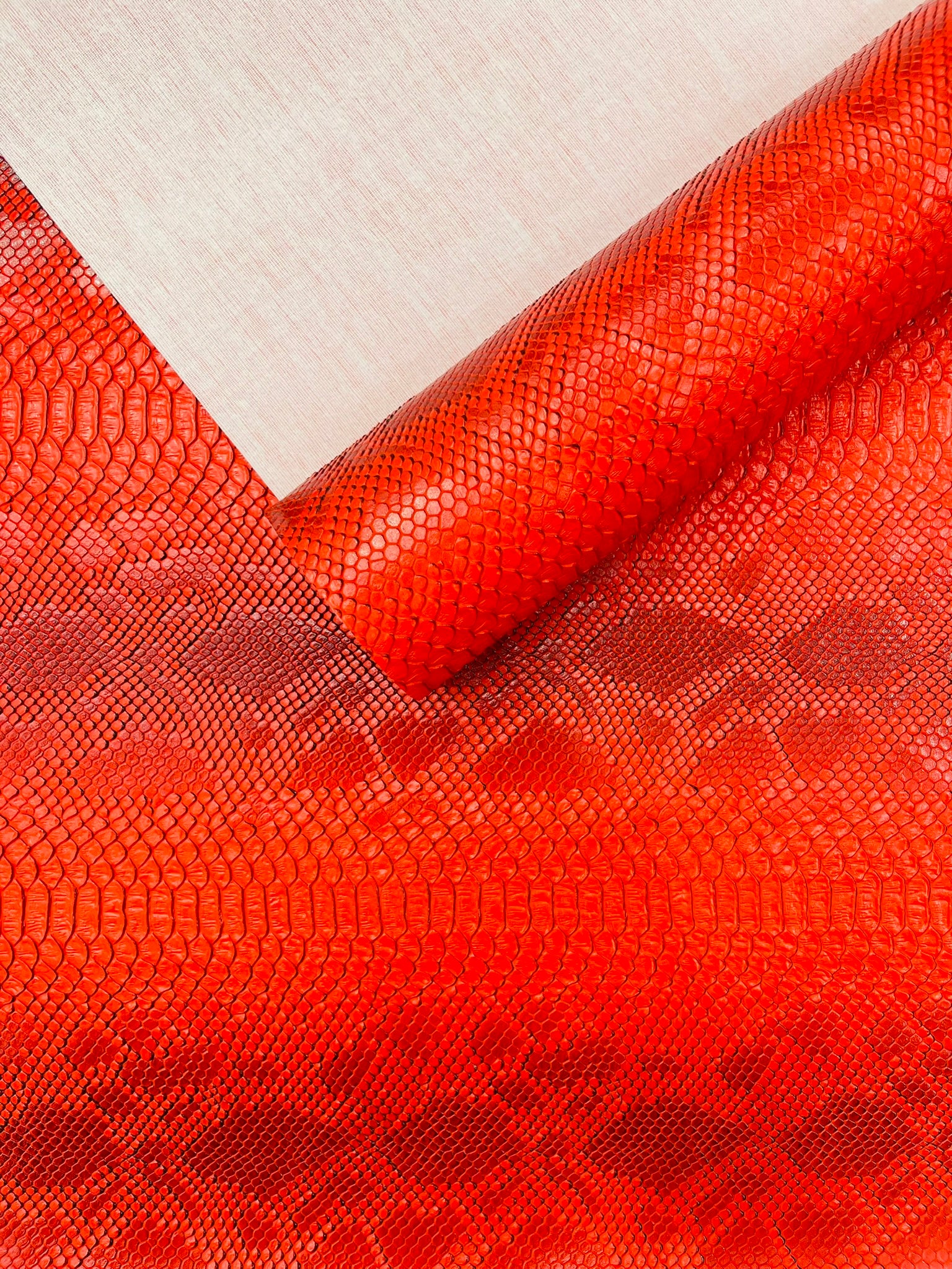 Viper Snake Skin Texture Faux Leather Fabric| 54" Wide| Upholstery| Bags.