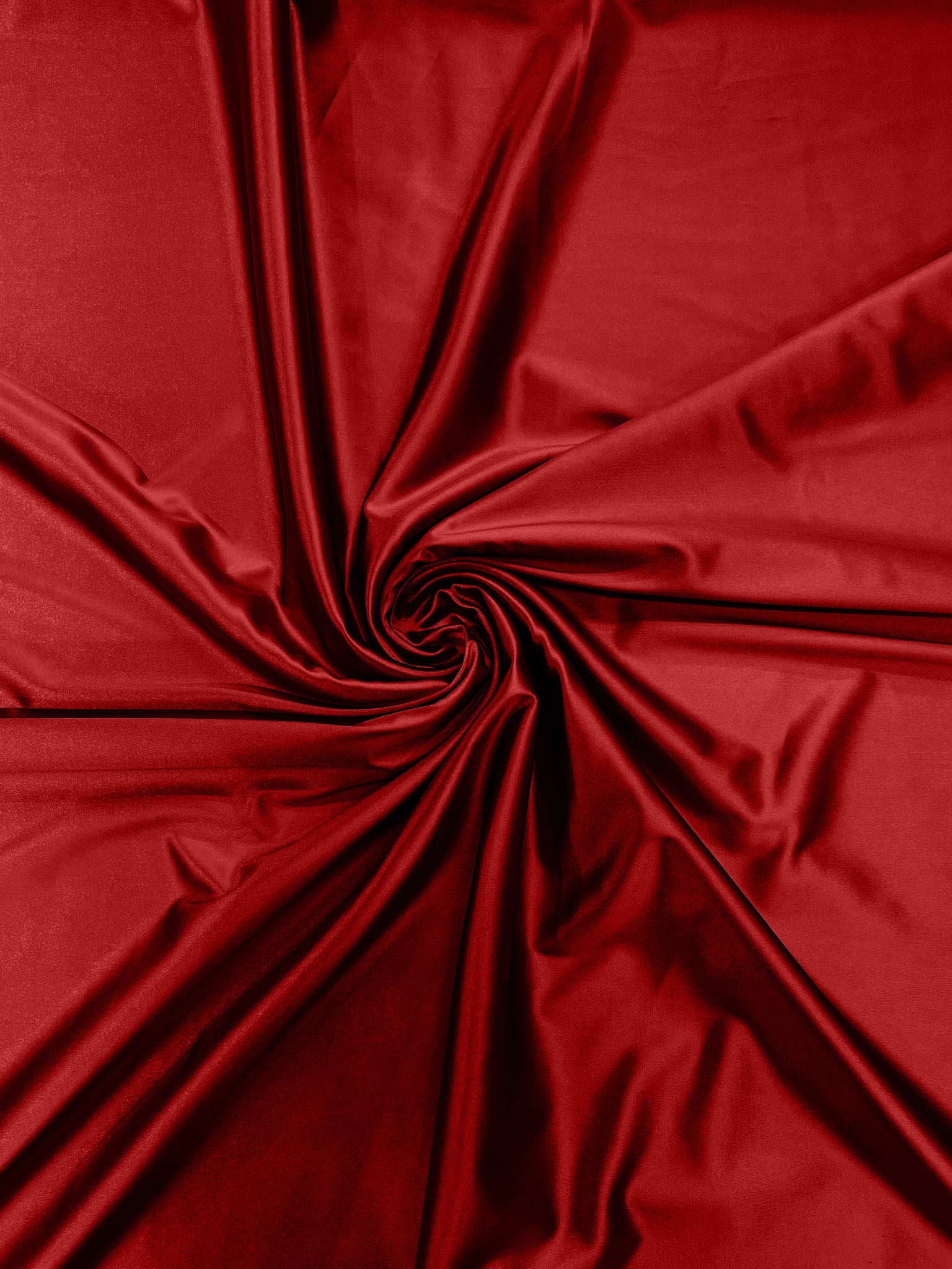 Dark Red Heavy Shiny Satin Stretch Spandex Fabric/58 Inches Wide/Prom/Wedding/Cosplays.