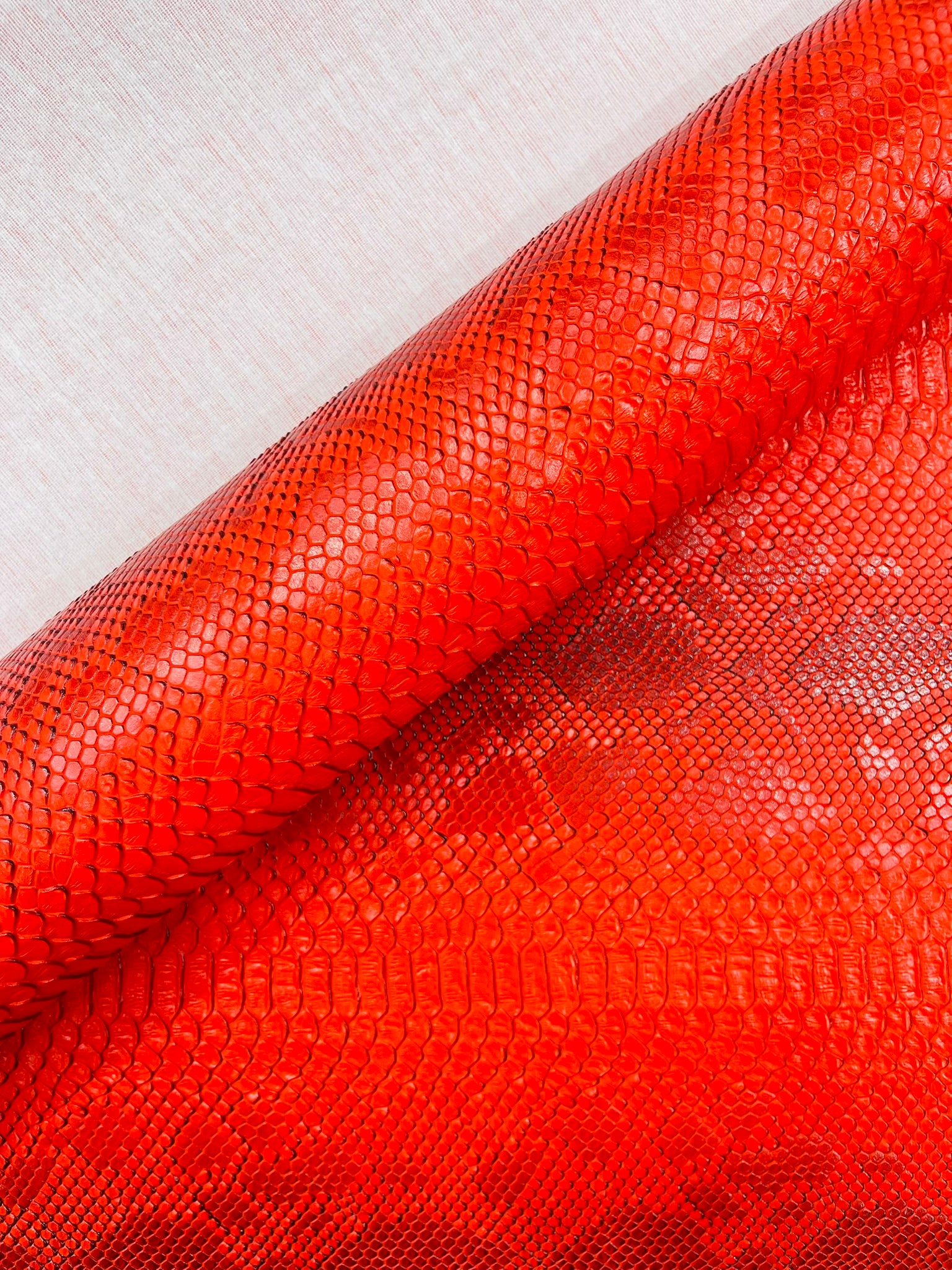 Viper Snake Skin Texture Faux Leather Fabric| 54" Wide| Upholstery| Bags.