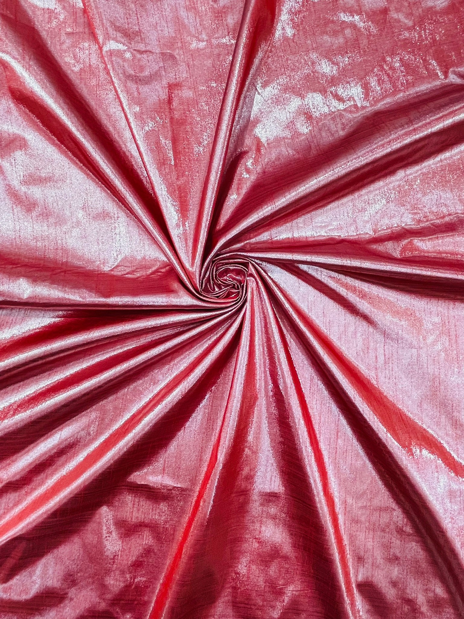 Metallic Polyester Dupioni Faux Silk Fabric | 55" Wide Wedding, Home Decor.
