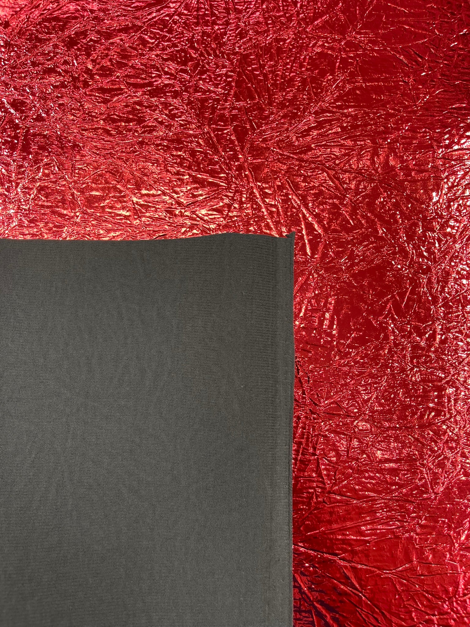 Crush Chrome Mirror Shiny Vinyl 54" Wide, Upholstery Crafting Accessories Applications.