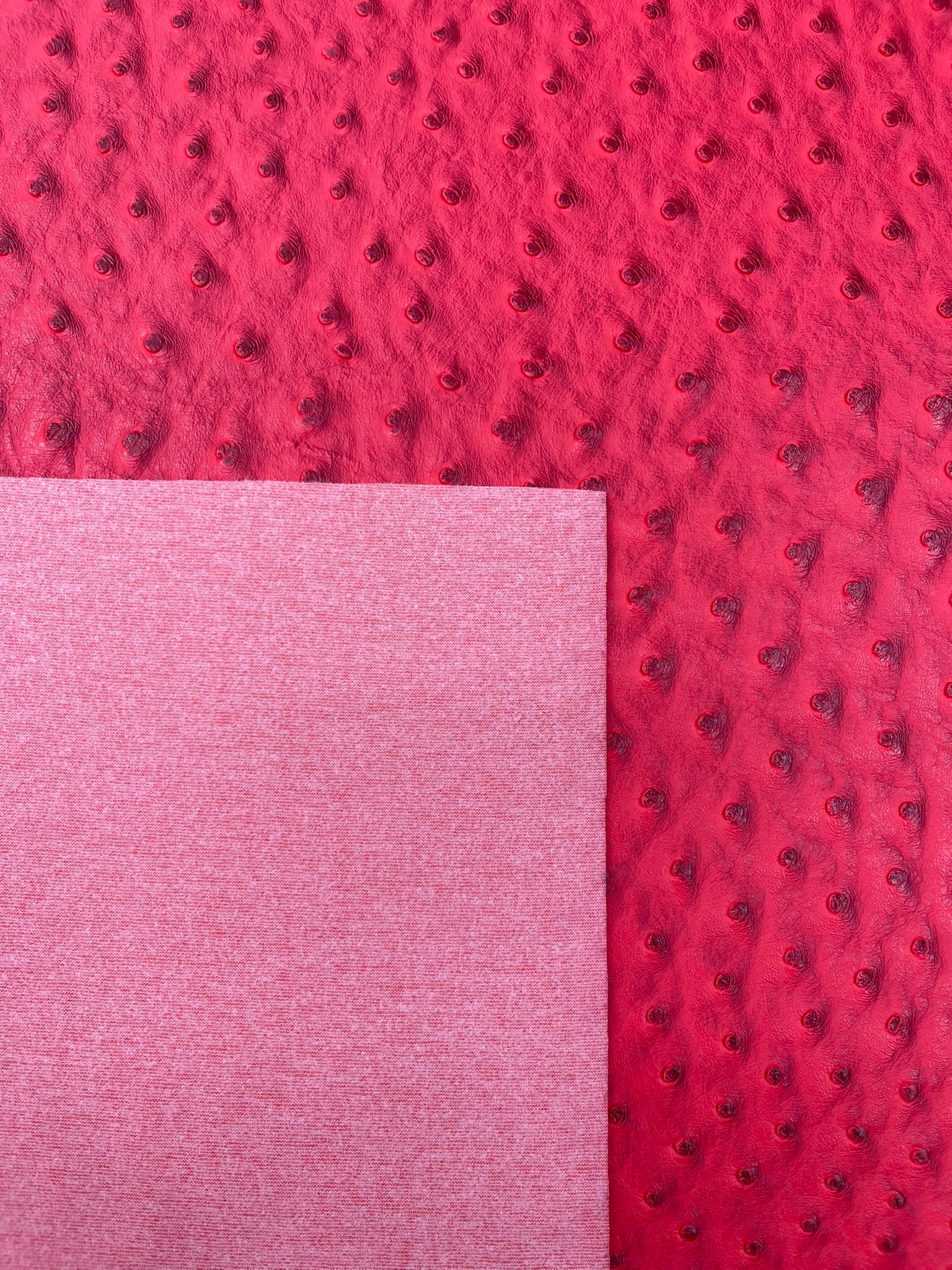 Classic Ostrich Upholstery Vinyl Fabric / Faux Leather Accessories Crafting Apparel Upholstery Vinyl Fabric 54" Wide.