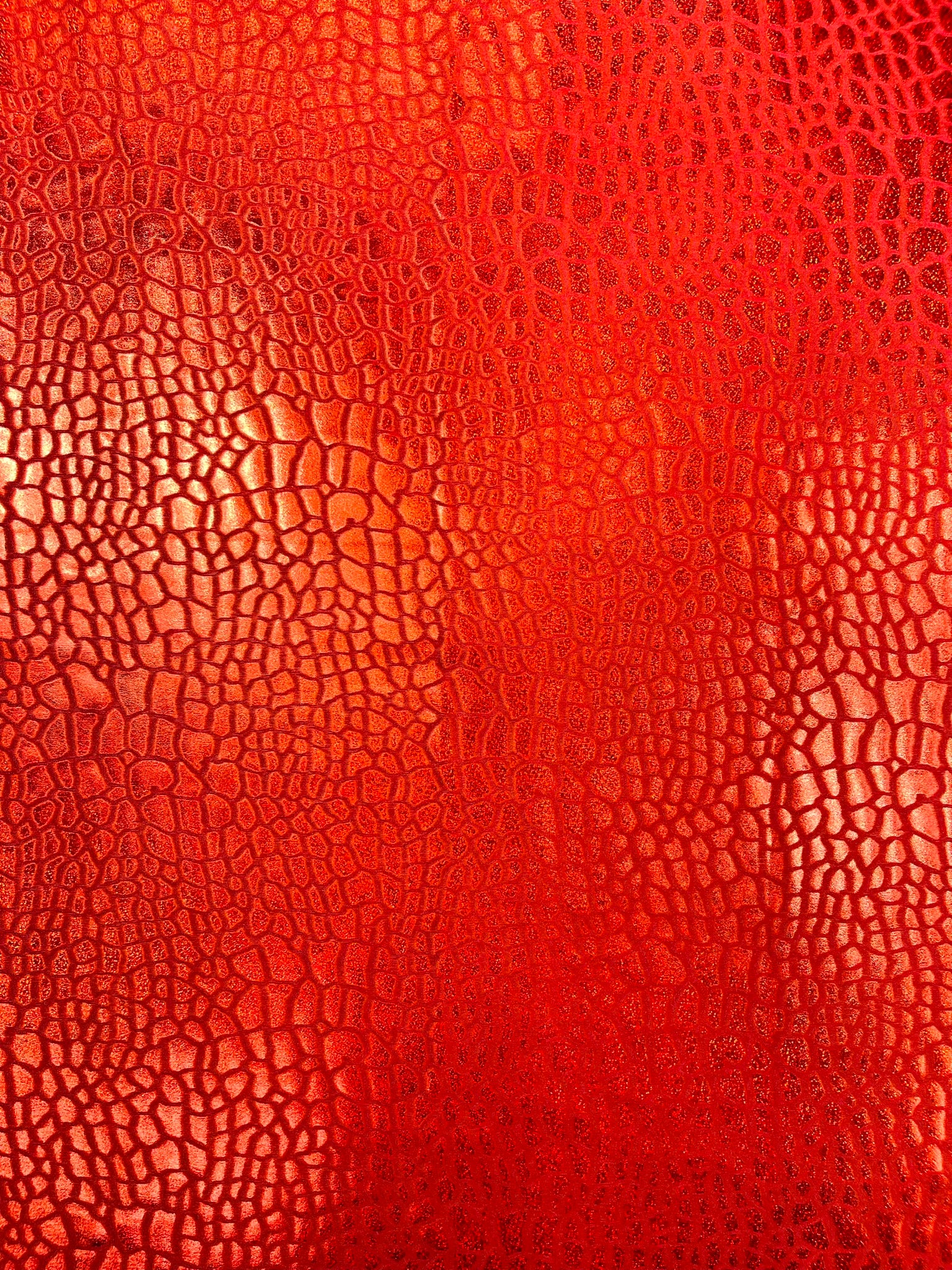 Dragon Skin Foil Design On A Stretch Velvet Fabric | Sold By The Yard.