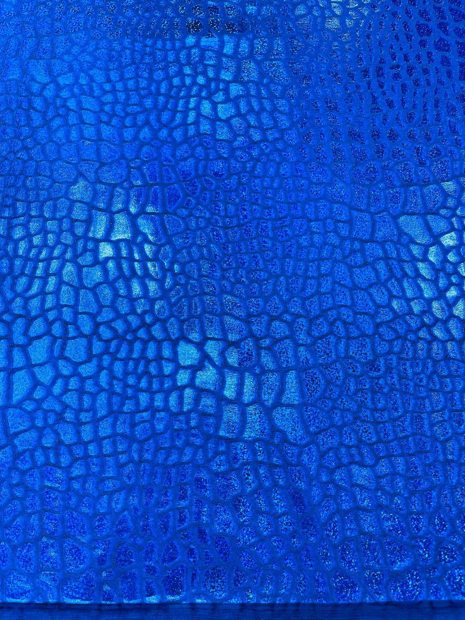 Dragon Skin Foil Design On A Stretch Velvet Fabric | Sold By The Yard.