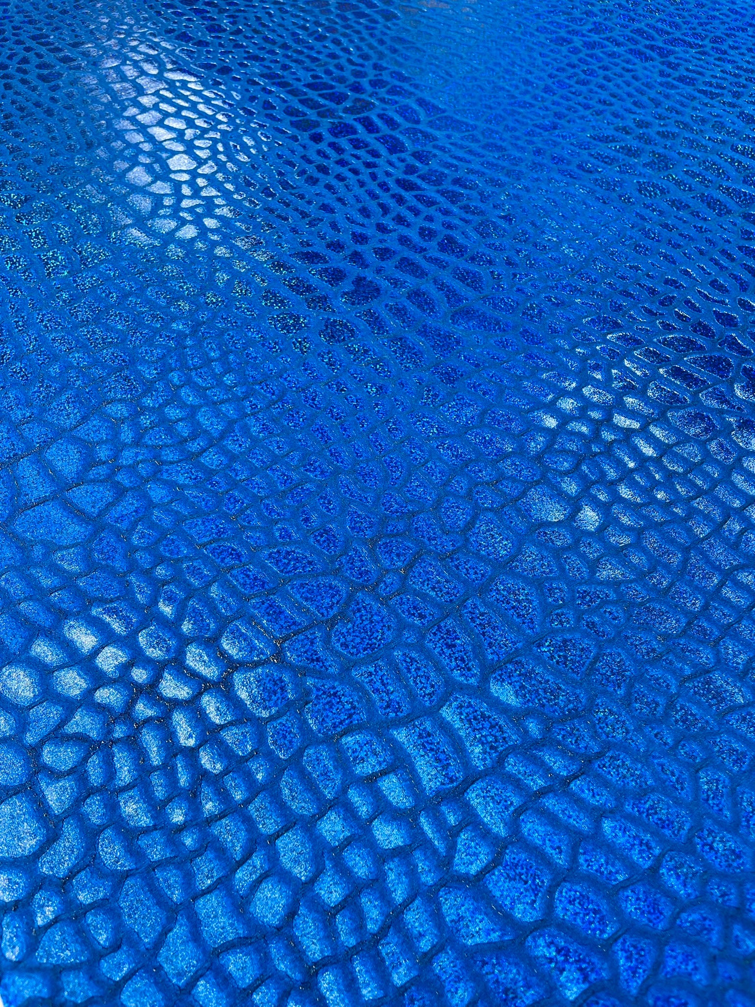 Dragon Skin Foil Design On A Stretch Velvet Fabric | Sold By The Yard.