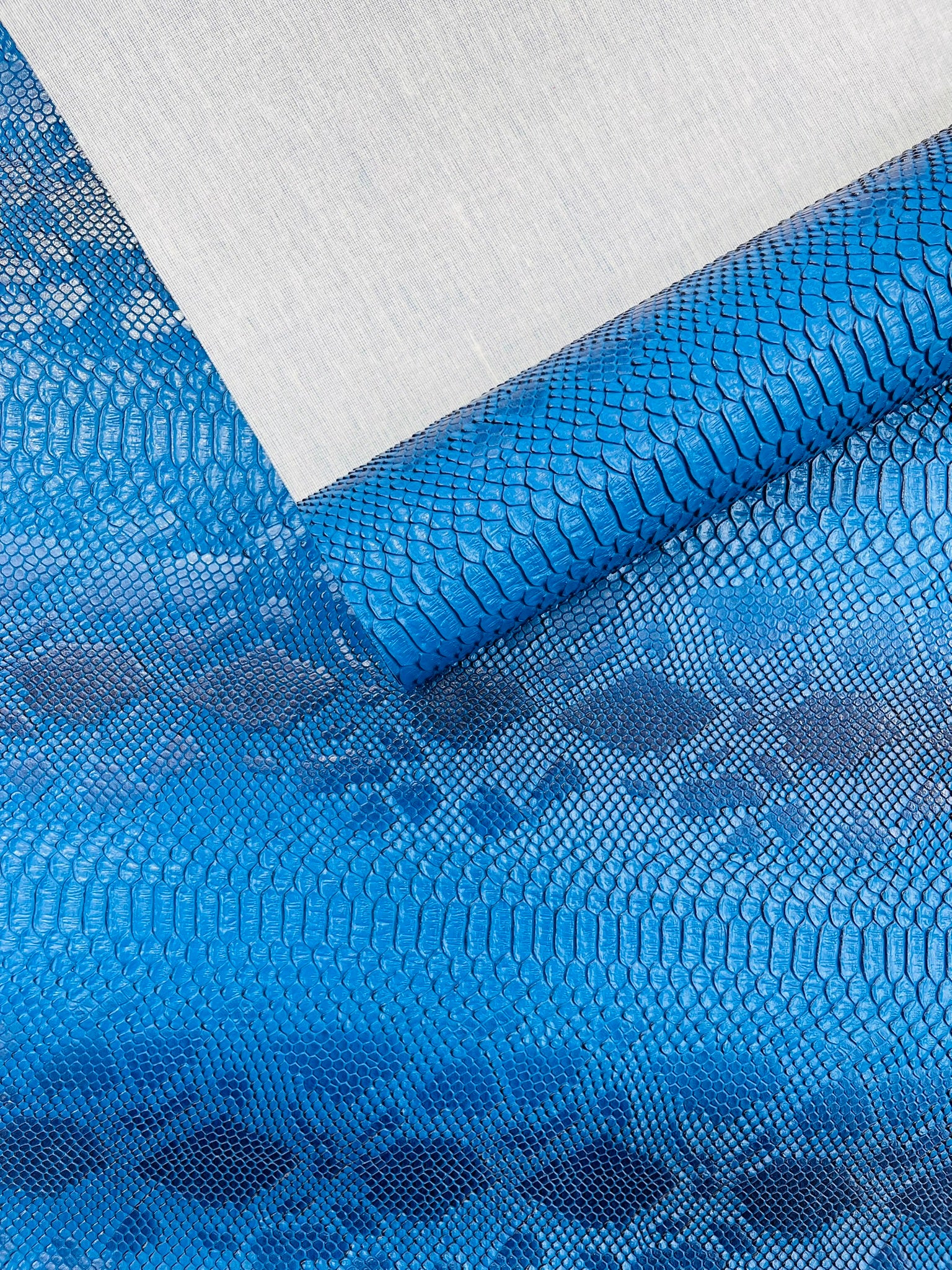 Viper Snake Skin Texture Faux Leather Fabric| 54" Wide| Upholstery| Bags.