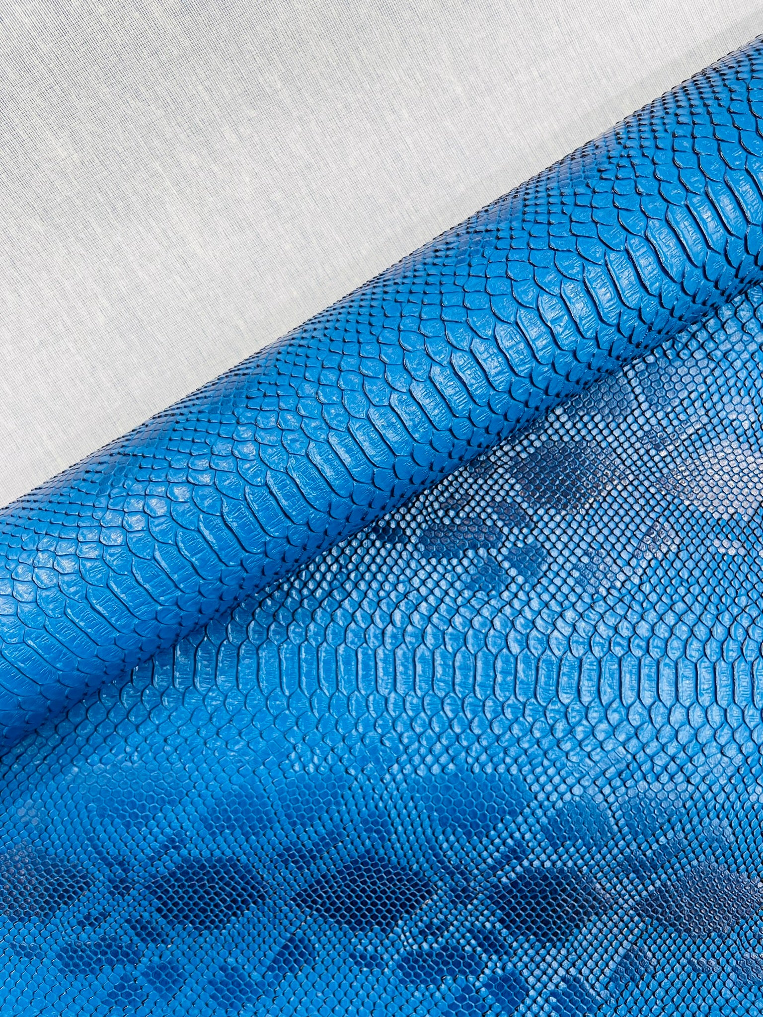 Viper Snake Skin Texture Faux Leather Fabric| 54" Wide| Upholstery| Bags.