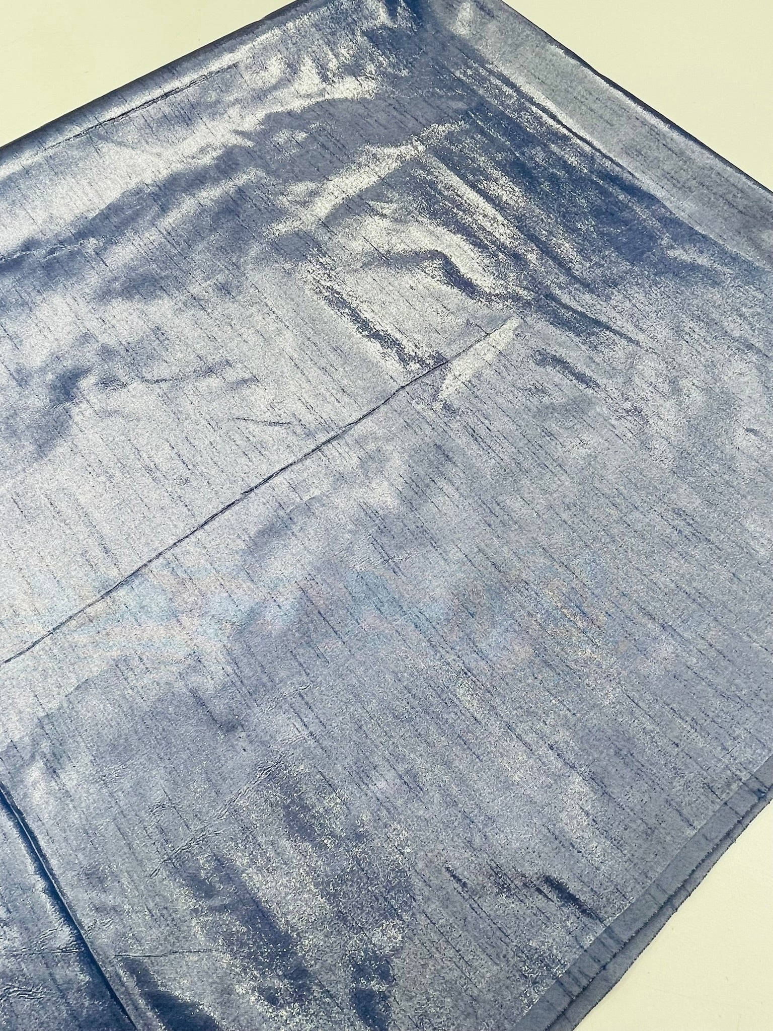 Metallic Polyester Dupioni Faux Silk Fabric | 55" Wide Wedding, Home Decor.