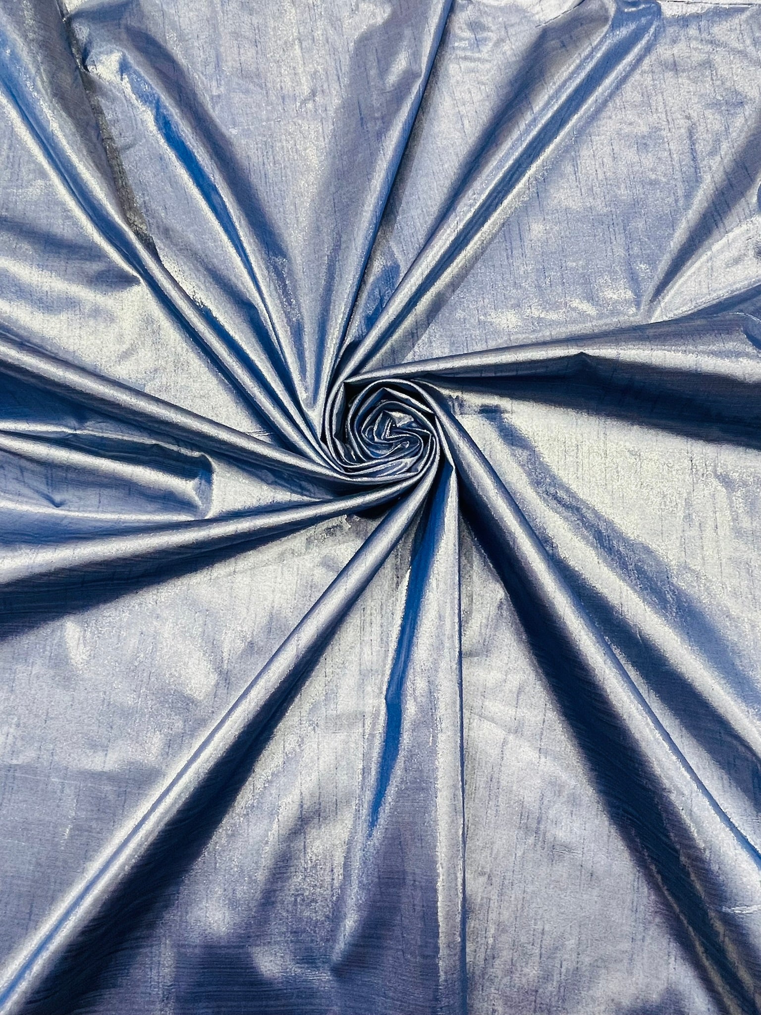 Metallic Polyester Dupioni Faux Silk Fabric | 55" Wide Wedding, Home Decor.