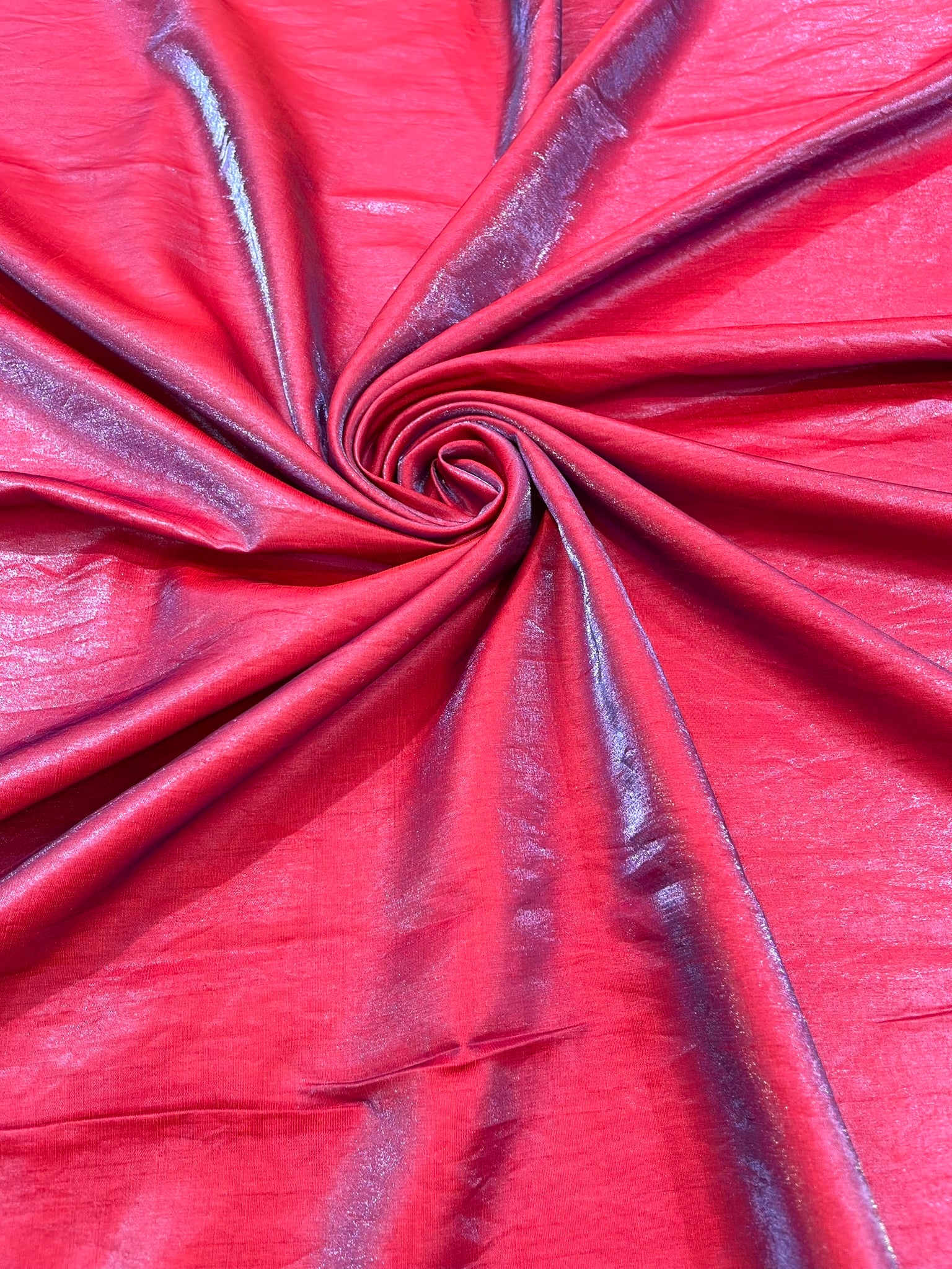 Iridescent Liquid Dupioni Fabric 58" Wide| Costume, Dressmaking, Flowing Lightweight Material