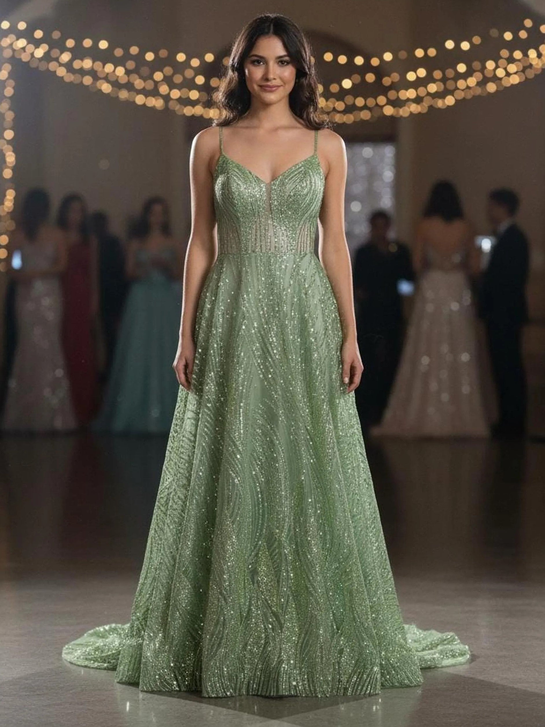 Flame Fashion Beaded Lace Fabric| Prom| Wedding| By The Yard.