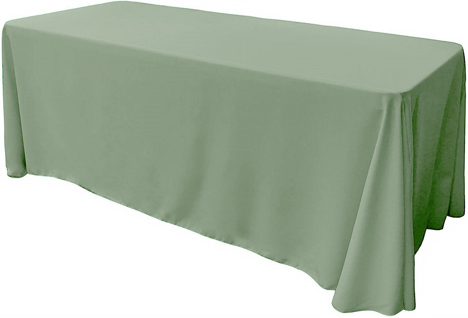 86" X 132" Rectangular Tablecloth Polyester Poplin / Party Supply / Choose Size Below.