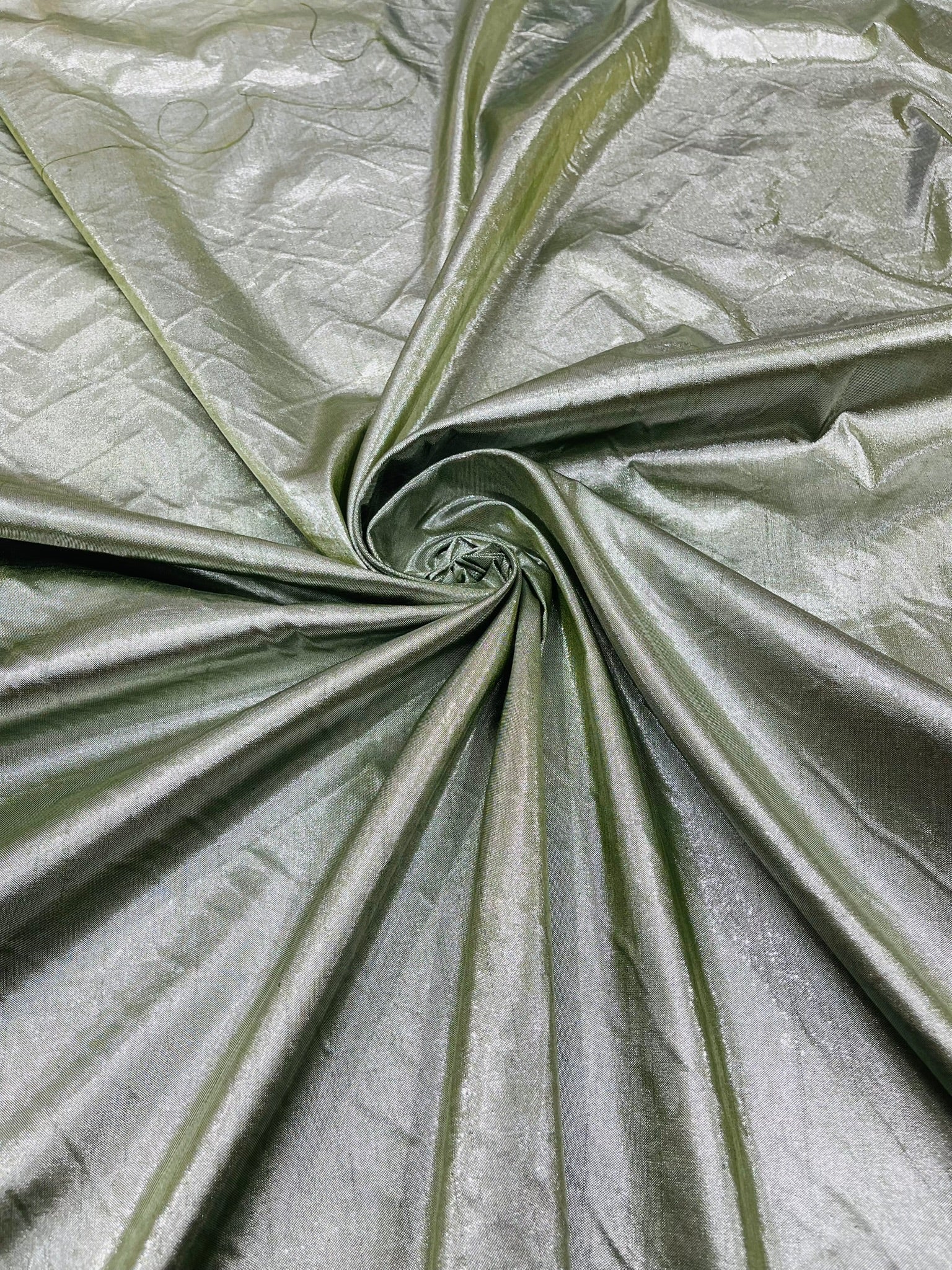 Metallic Polyester Dupioni Faux Silk Fabric | 55" Wide Wedding, Home Decor.
