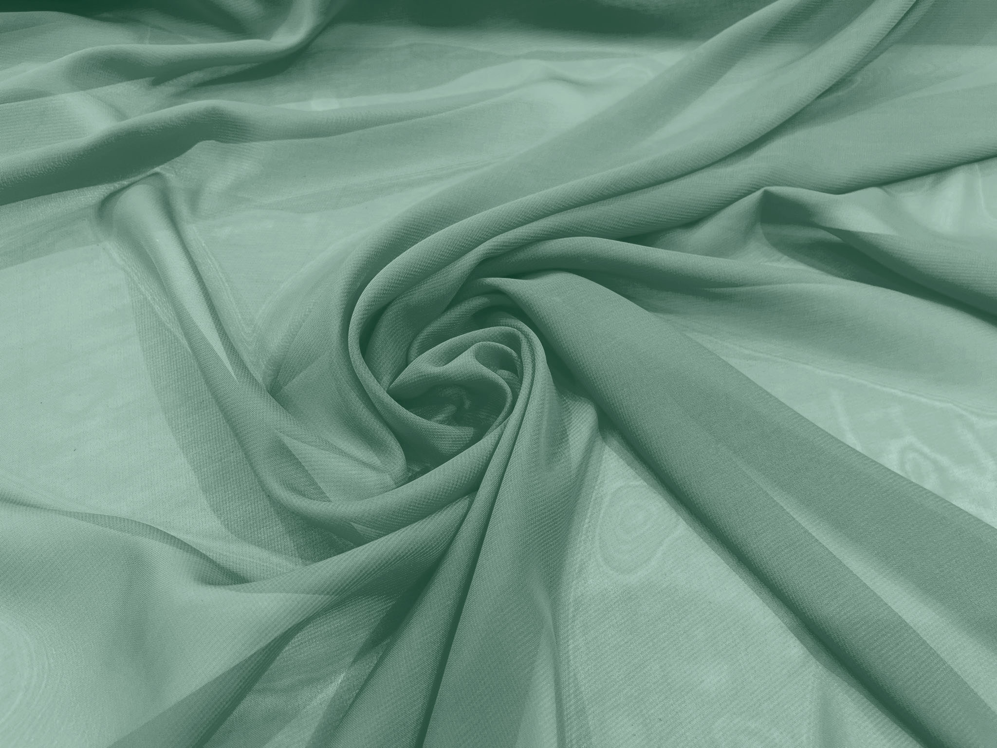 58/60" Wide 100% Polyester Soft Light Weight, Sheer, See Through Chiffon Fabric Sold By The Yard.