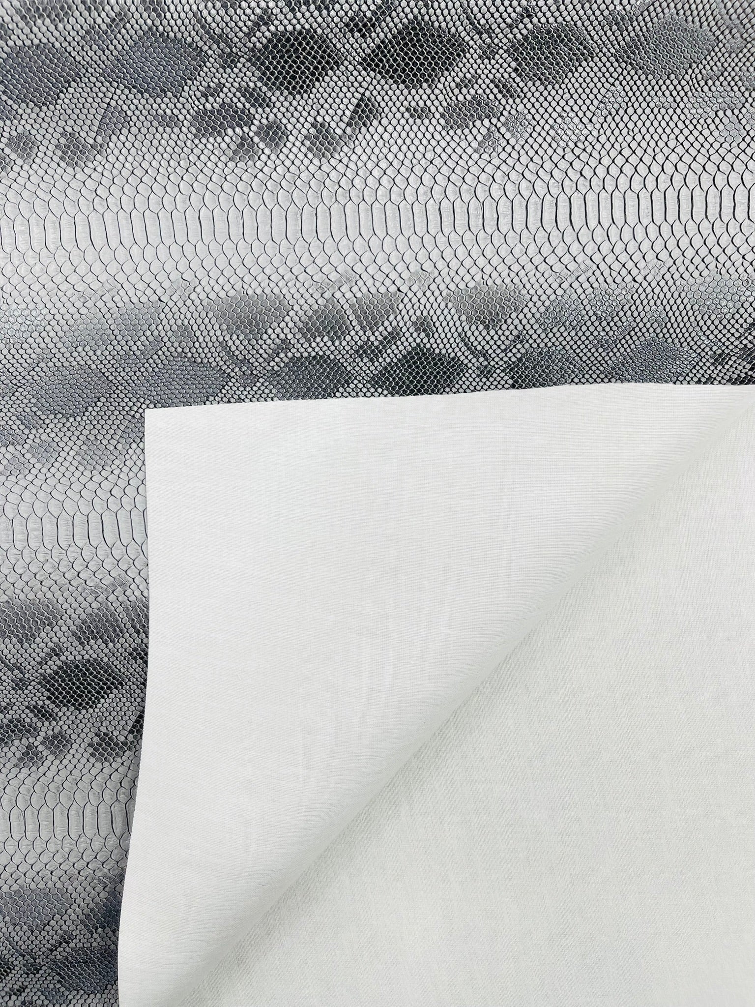 Viper Snake Skin Texture Faux Leather Fabric| 54" Wide| Upholstery| Bags.