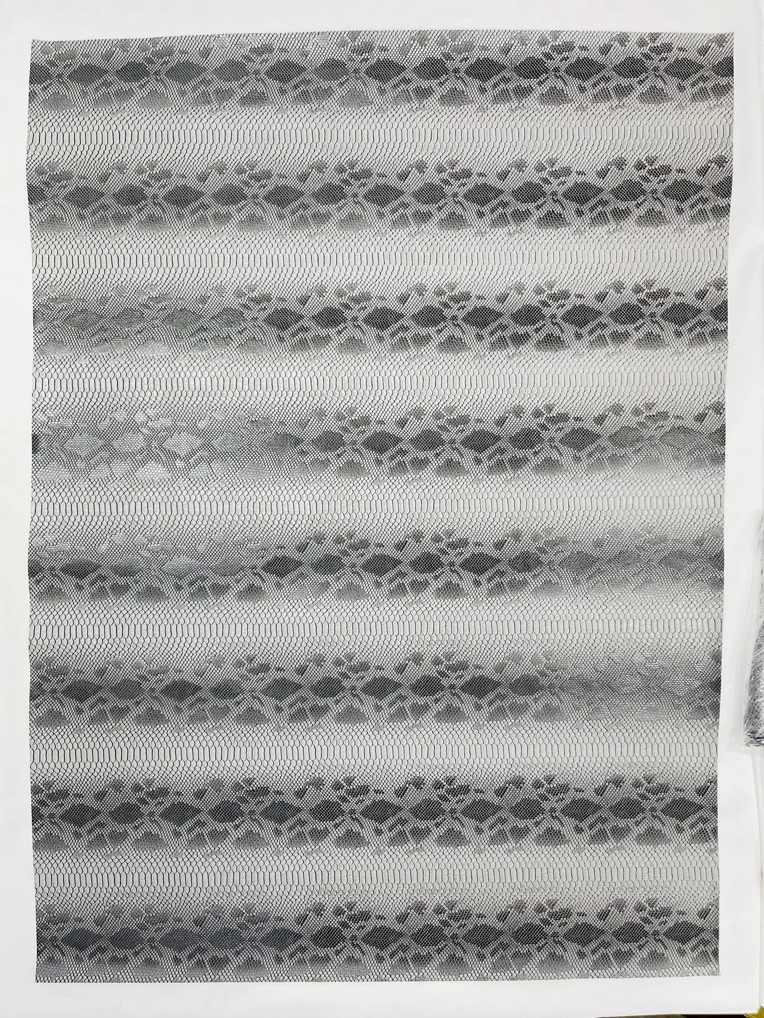 Viper Snake Skin Texture Faux Leather Fabric| 54" Wide| Upholstery| Bags.