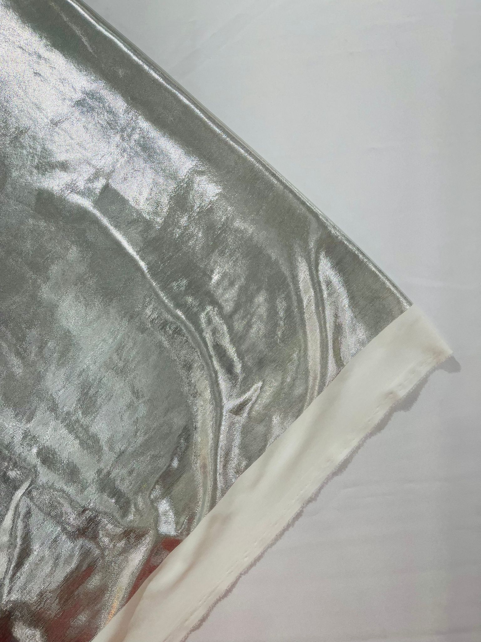 Metallic Lame Foil/ Polyester Fabric/Stretch Fabric/Light Weight/ 58 Inches Wide.