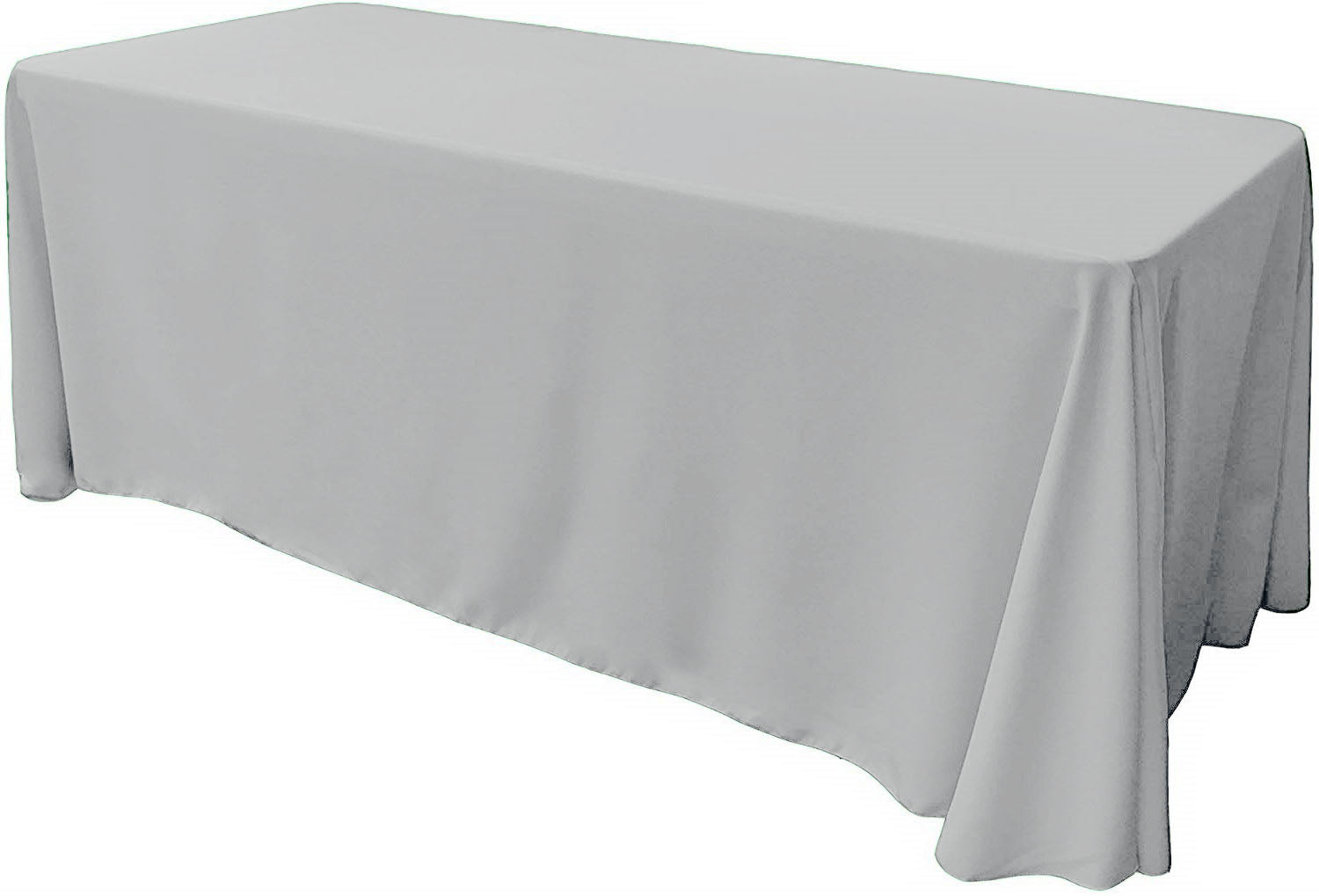 90" X 108" Rectangular Tablecloth Polyester Poplin / Party Supply / Choose Size Below.