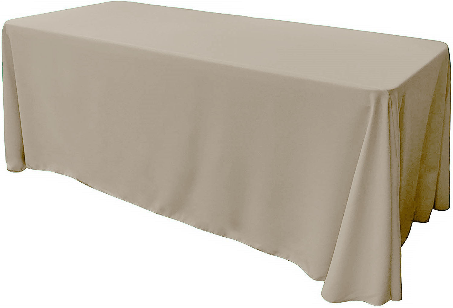 86" X 156" Rectangular Tablecloth Polyester Poplin / Party Supply / Choose Size Below.