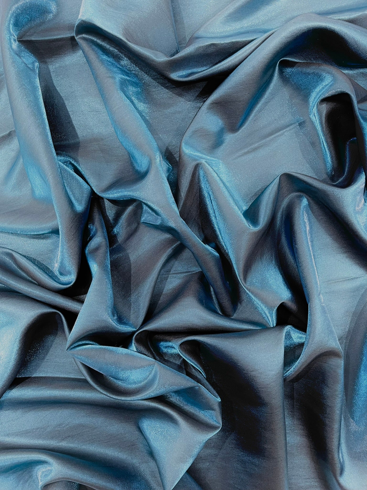 Iridescent Liquid Dupioni Fabric 58" Wide| Costume, Dressmaking, Flowing Lightweight Material