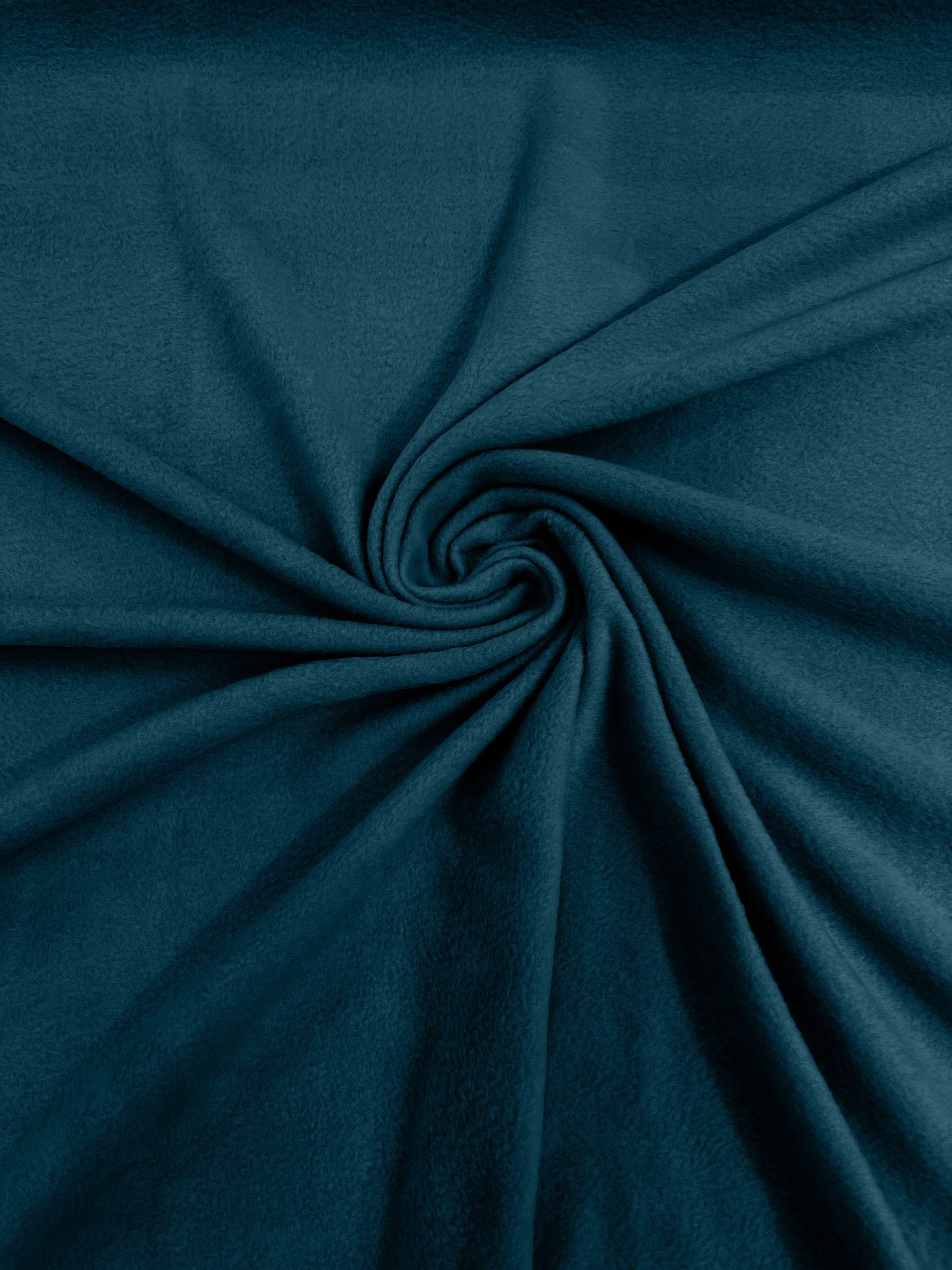 Teal Blue Solid Polar Fleece Fabric Anti-Pill 58" Wide Sold by The Yard