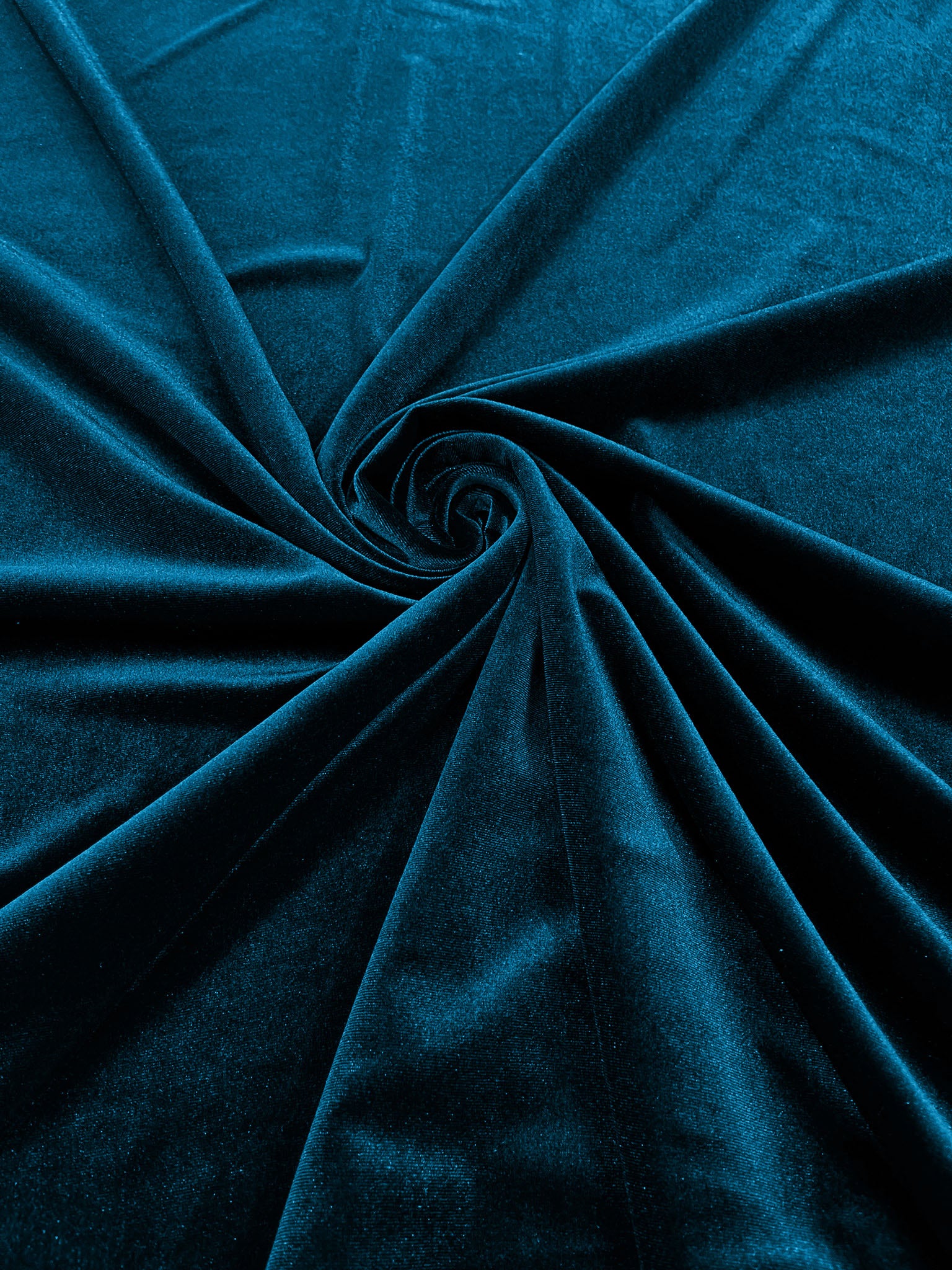 Teal Blue Stretch Velvet Polyester Spandex 60" Wide | Plush Velvet For Christmas, Apparel, Cosplay, Curtains, Decoration, Costume