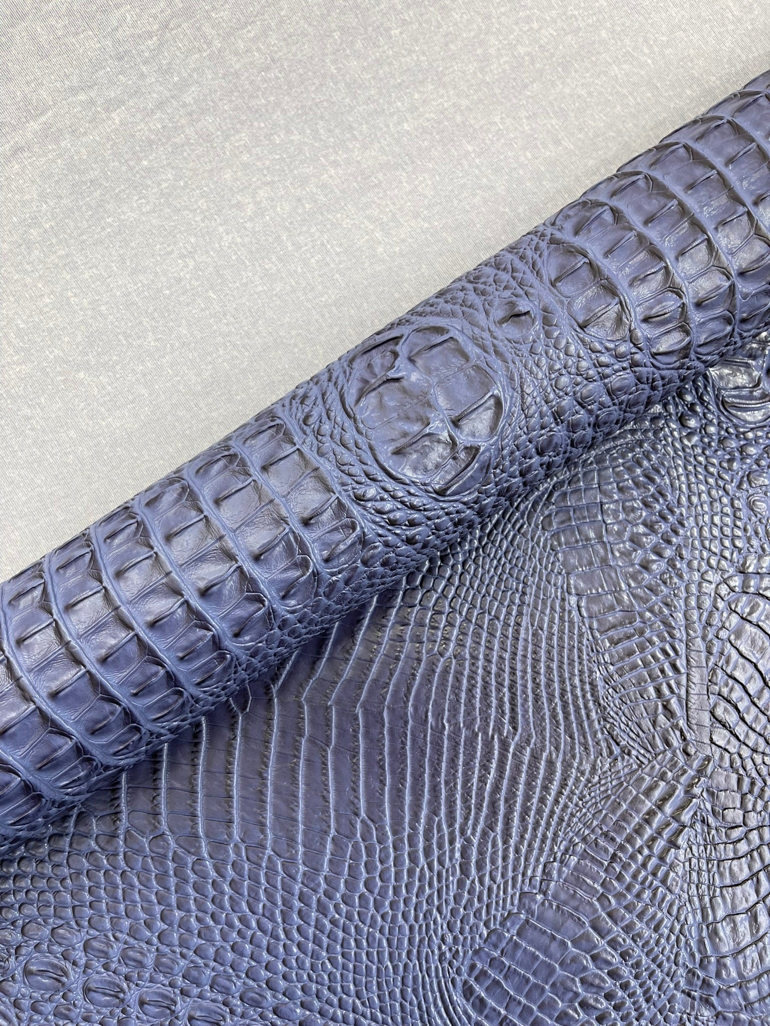 Florida Gator 3D Embossed Vinyl Fabric / 2 Tone Crocodile Vinyl Leather 54" Wide
