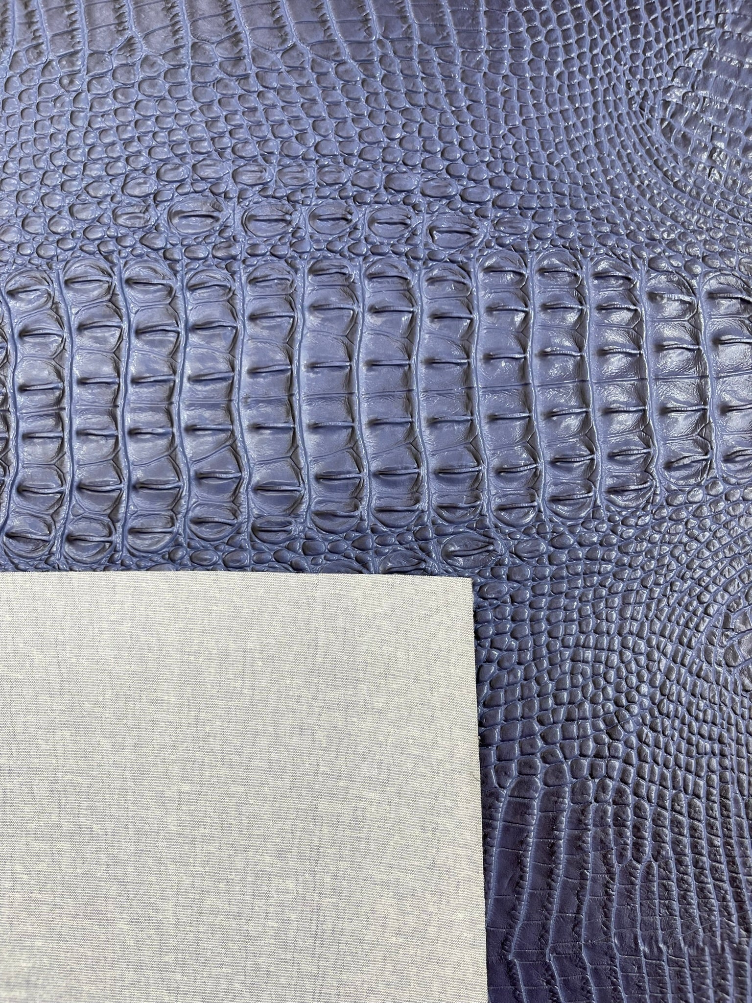 Florida Gator 3D Embossed Vinyl Fabric / 2 Tone Crocodile Vinyl Leather 54" Wide
