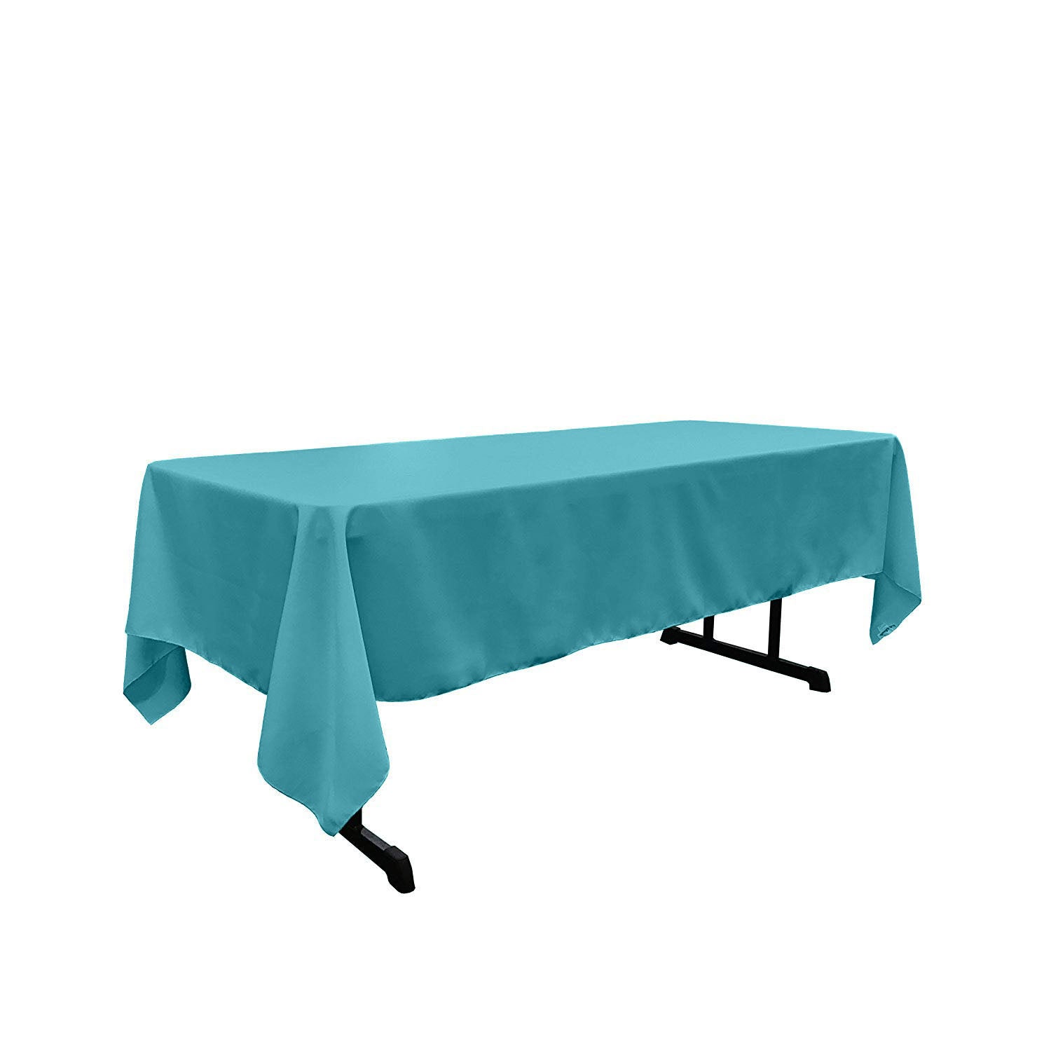 60" X 90" Rectangular Tablecloth Polyester Poplin / Party Supply / Choose Size Below.