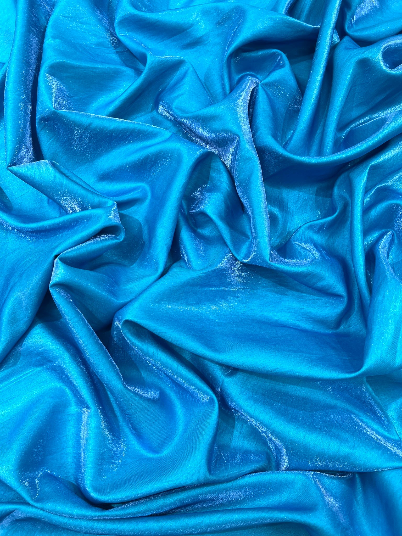 Iridescent Liquid Dupioni Fabric 58" Wide| Costume, Dressmaking, Flowing Lightweight Material